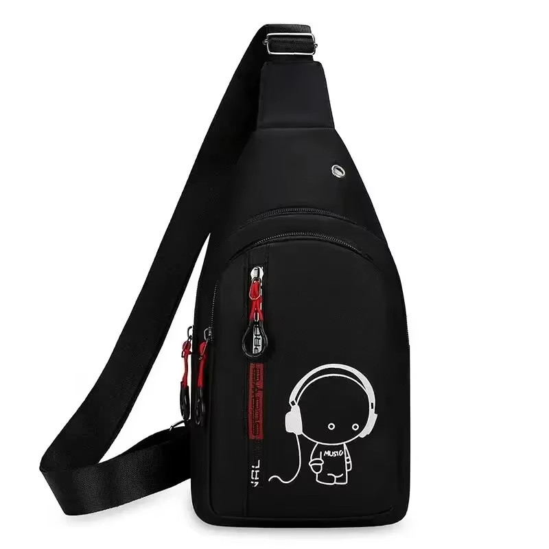 Unisex Sling Bag Crossbody Chest Pack Travel Hiking Shoulder Backpack Bag
