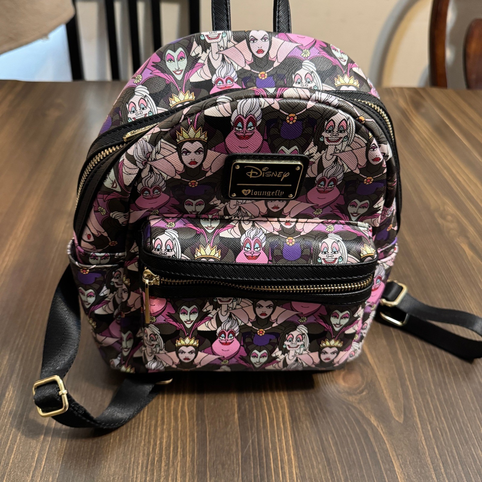 Loungefly Disney Villains Mini BackPack Bag Women’s Malificent Ursula Cruella