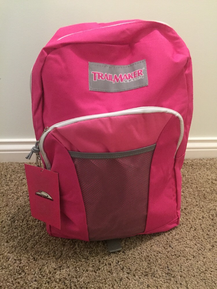 Trailmaker Classic 17 Inch Backpack Pink New with Tag