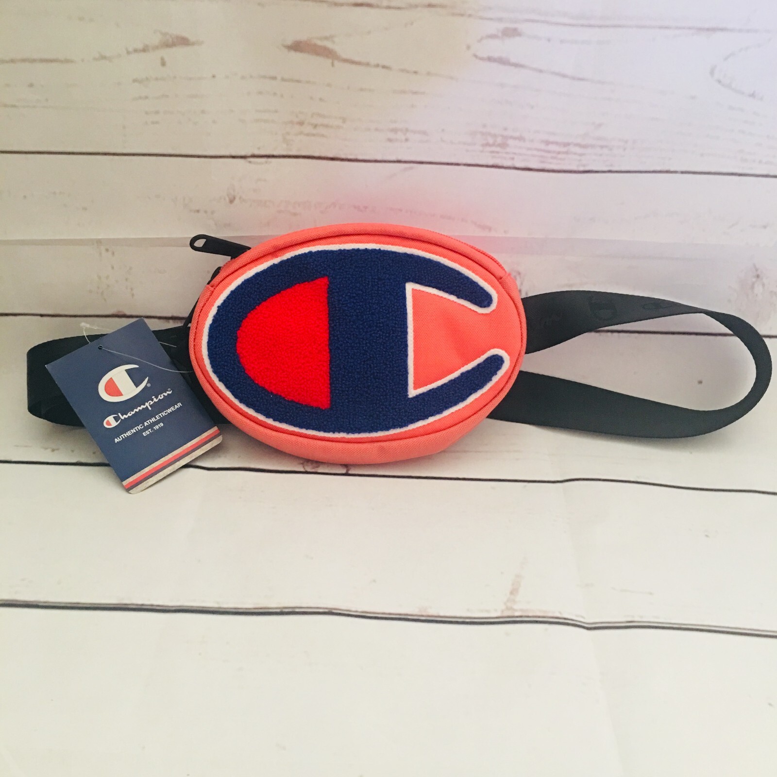NWT Champion Oval Big “C” Coral Prime Waist Pack Fanny Pack Bum Bag CH1056-823