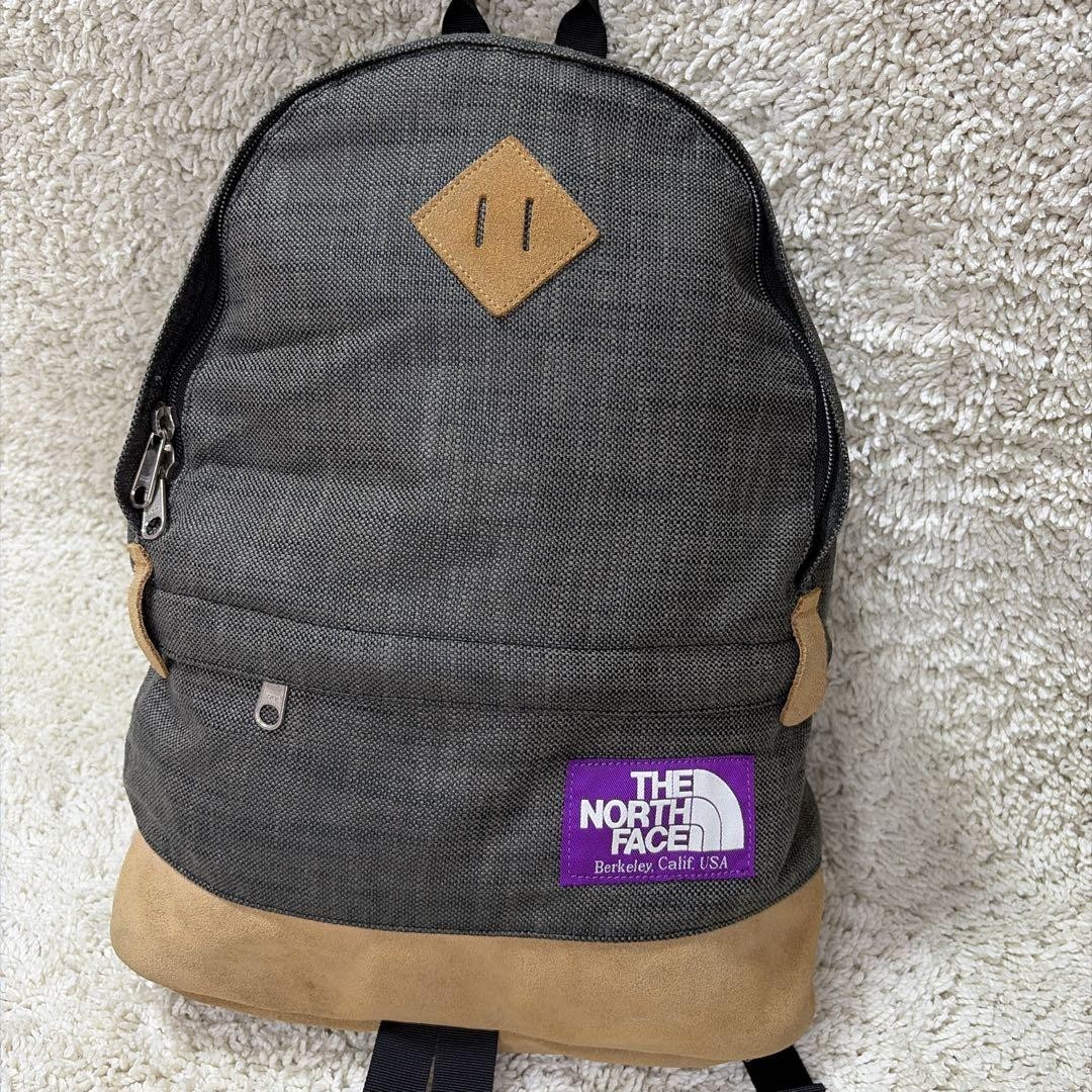 The North Face Nanamica Medium Daypack Charcoal Gray × Beige Used