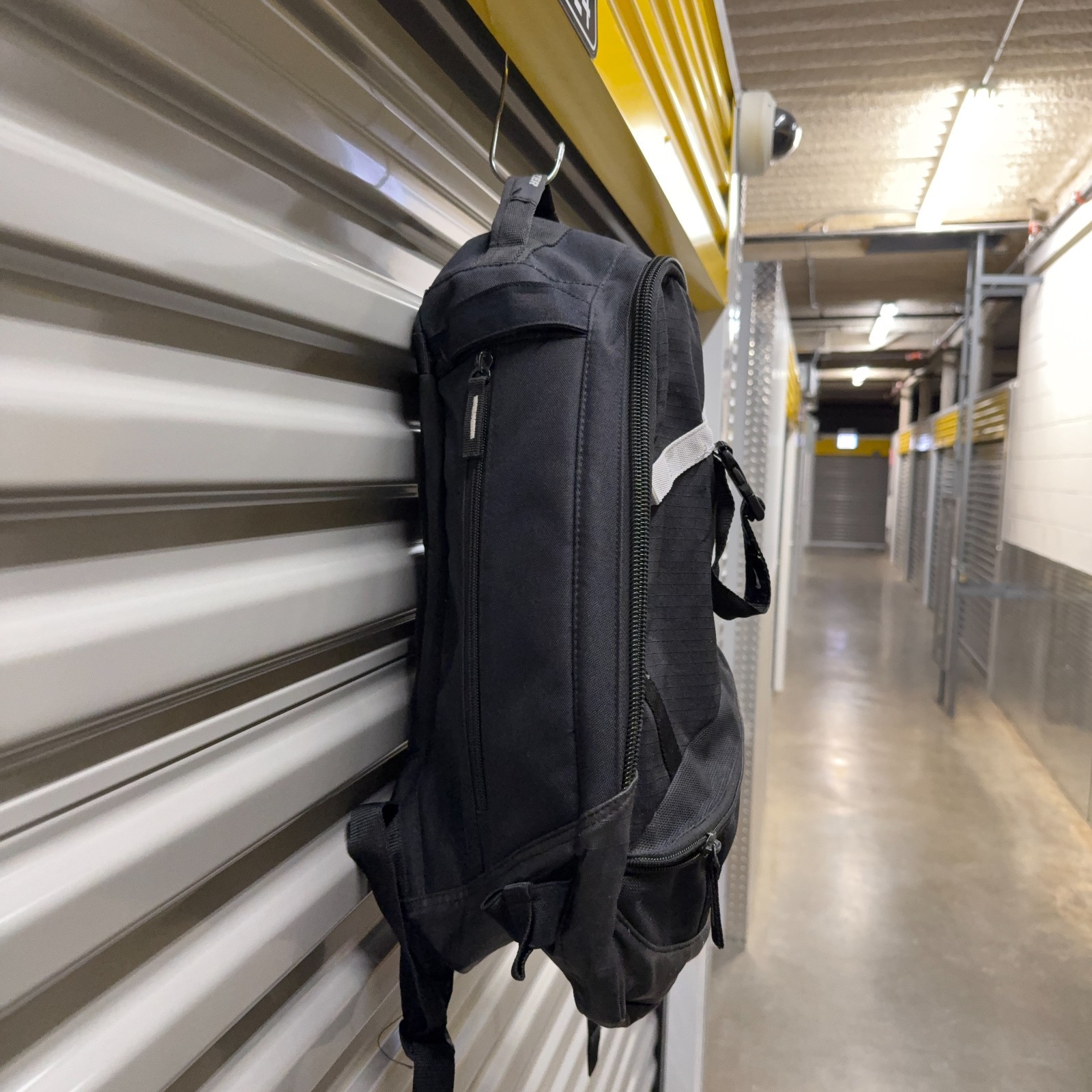 Nike Air Max Lazer Lacrosse Backpack Black Silver Bag Gym Zip Straps LAX