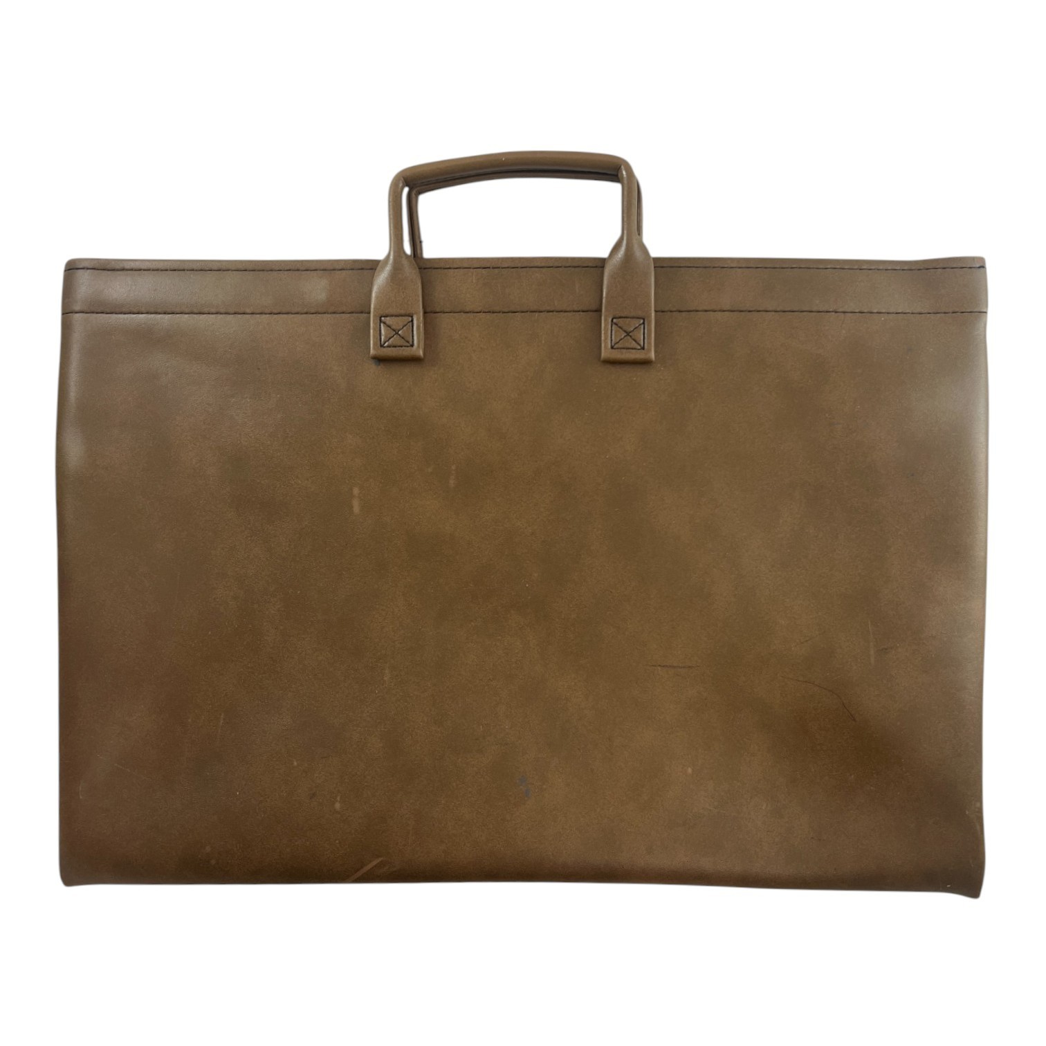 VTG FENDER Guitars Executive Document Case Music Bag Hinged Briefcase Leather