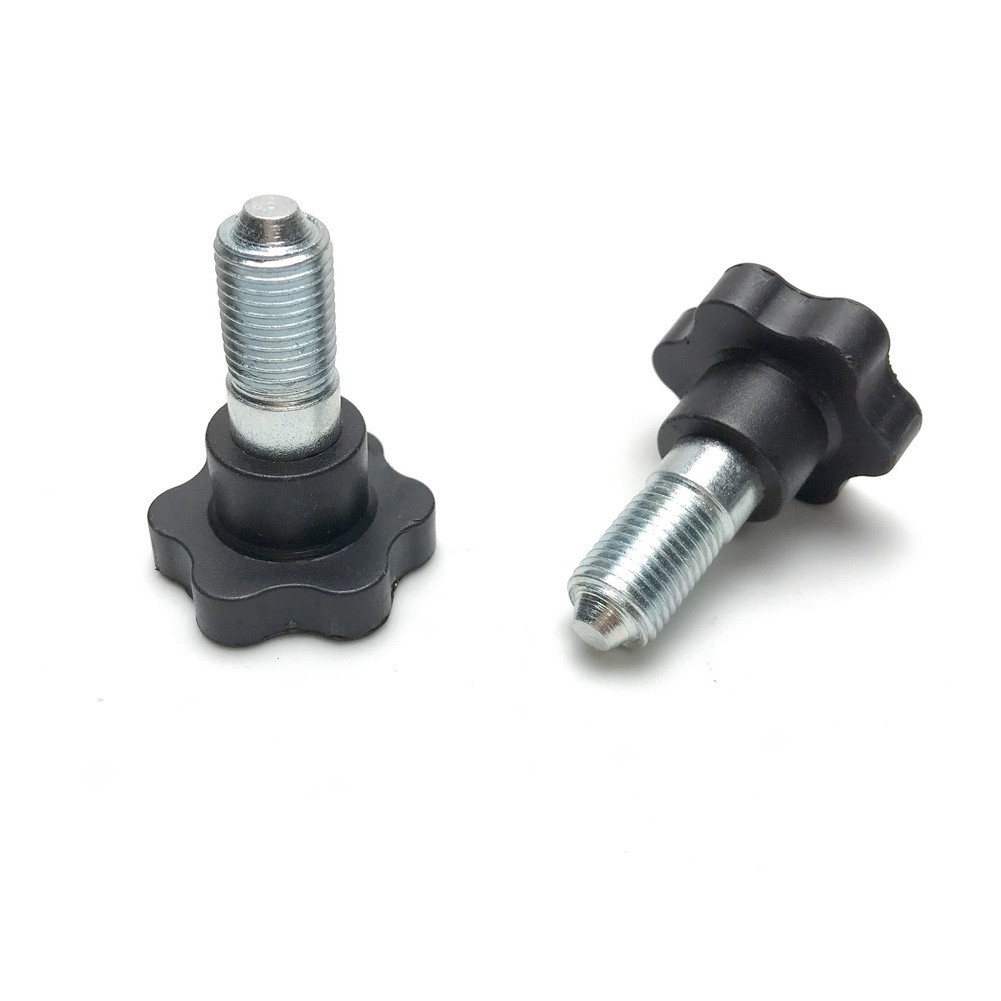 For Treadmill Hand Screw M14x1.5 Black Plastic Hex Head for Easy Tool Fit