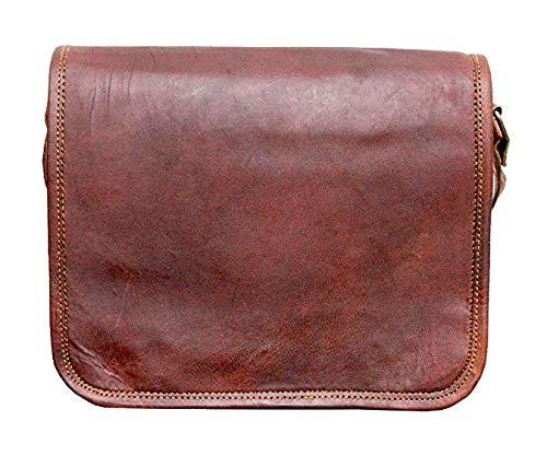 7X9 inches Men’s Genuine Real Leather Handbag Shoulder Bag Satchel Messenger New