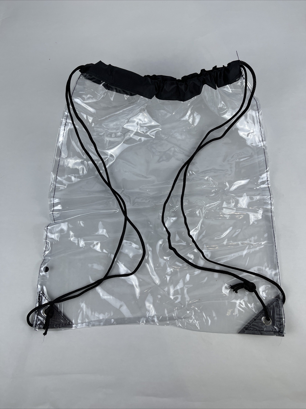 2 pack Clear Cinch Backpack Drawstring Bag Concert Sports Stadium Event