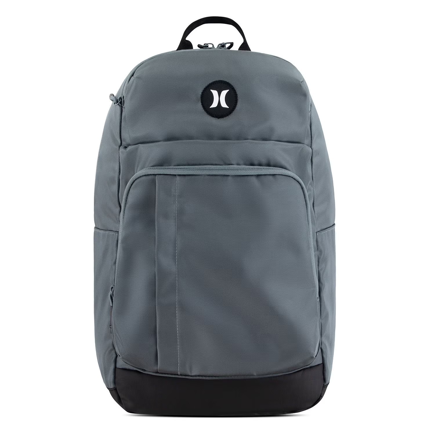 New Hurley Rider Backpack Gray & Black – Laptop & Bottle Pockets, 9A7386-0A1 O/S