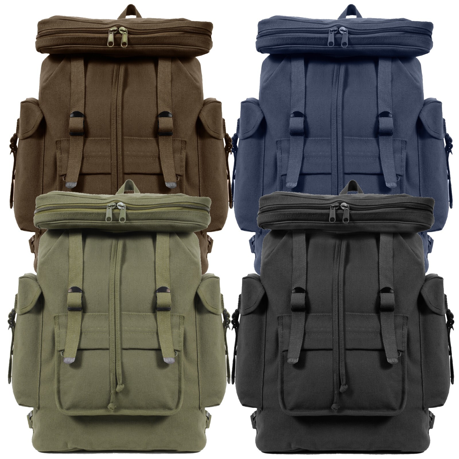 European Style Rucksacks – Canvas Backpack Schoolbag Camping Hiking Outdoor Bags