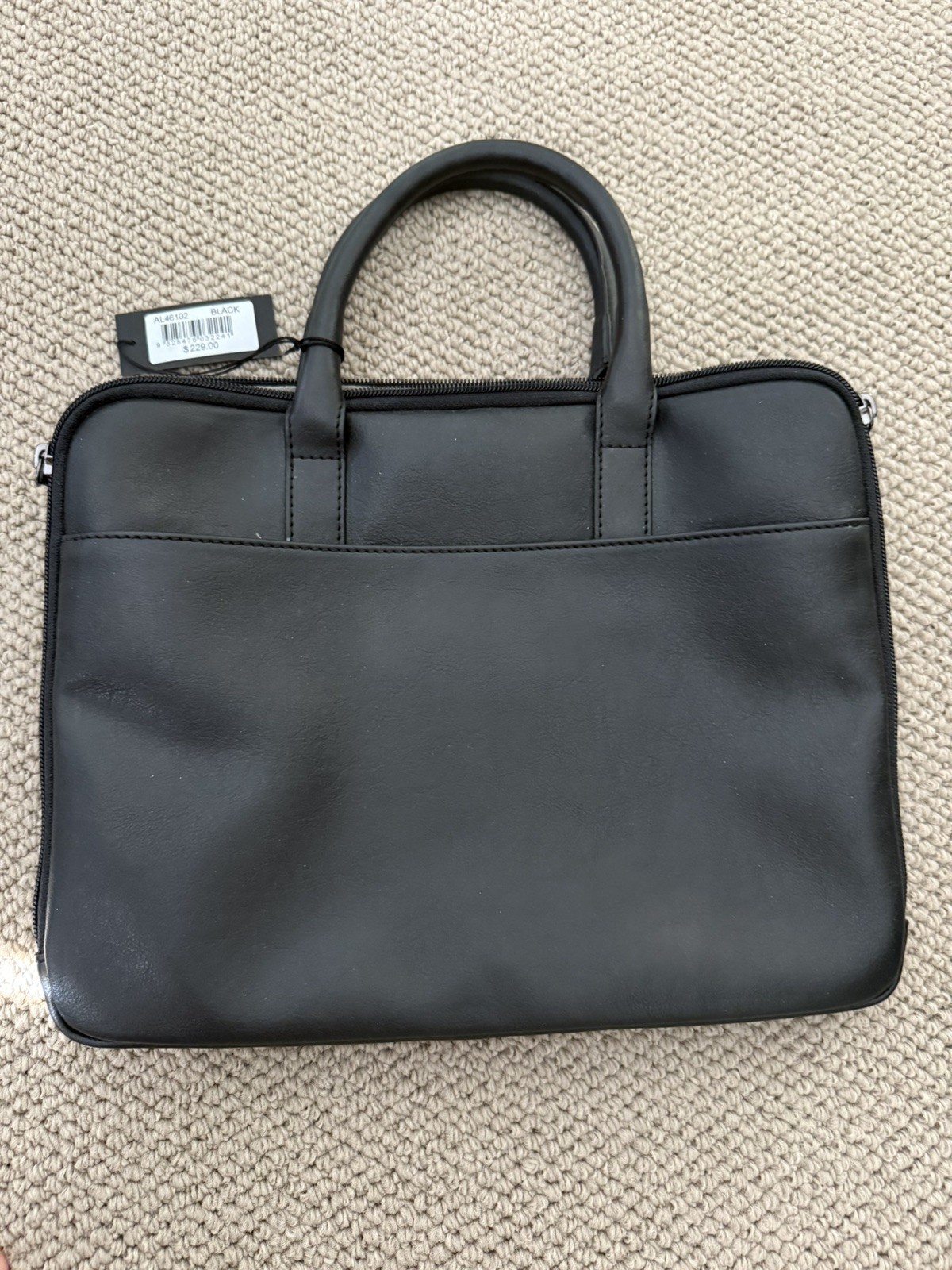 Alta Linea Vegan Leather slim Briefcase Brand New With Tag Laptop Bag