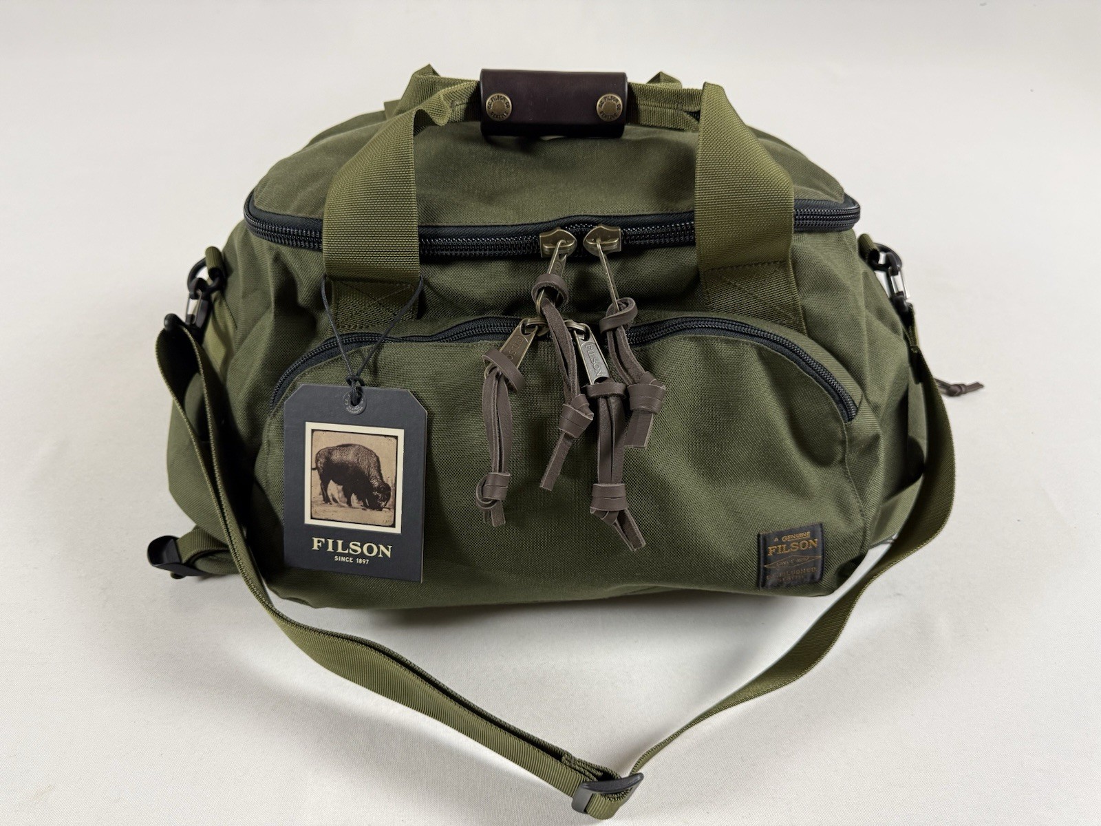 FILSON DRYDEN DUFFLE PACK OTTER GREEN NWT