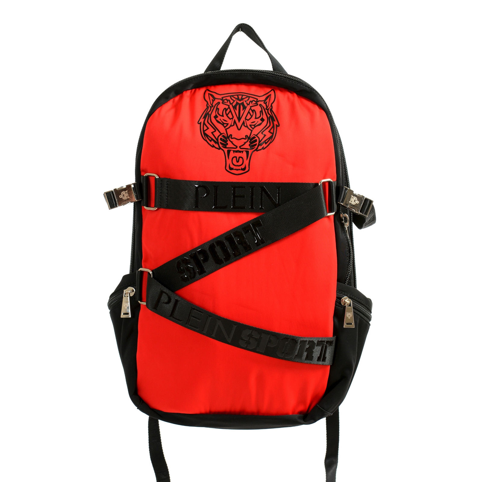 Plein Sport Unisex Red “ZAINO RUNNER” Backpack Bag