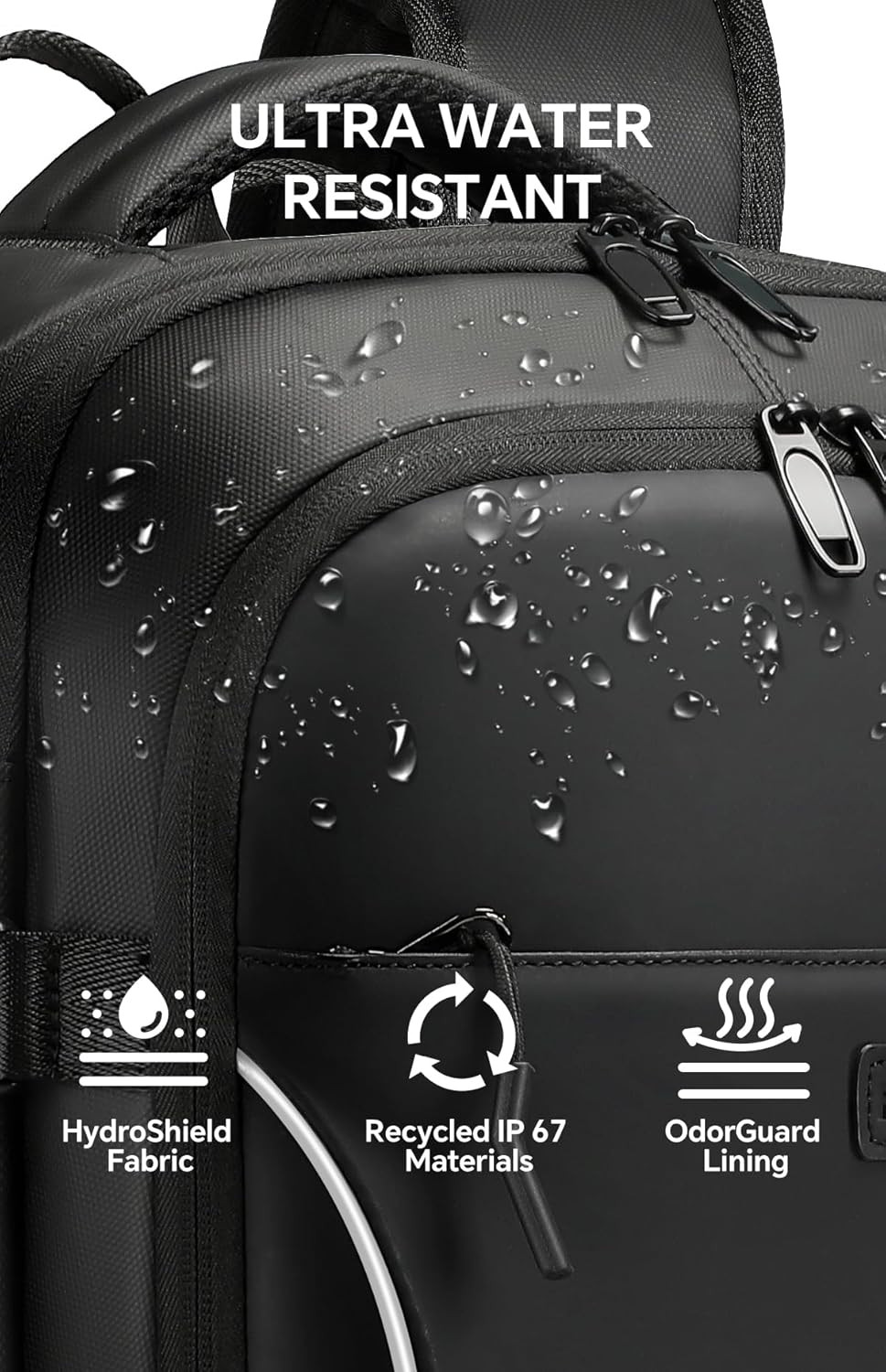 Vacuum Backpack Travel, 70L Expandable Carry on Backpack with Compression System