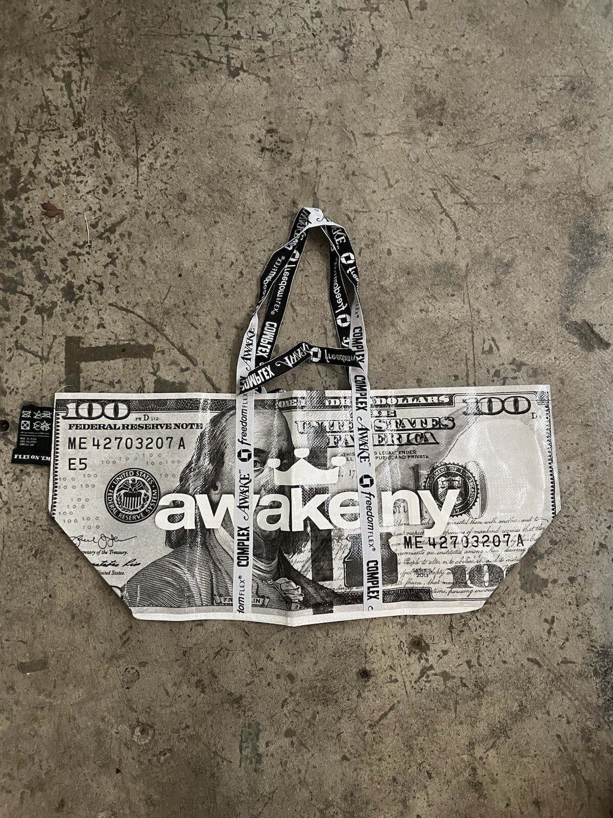 Cactuscon Complexcon 100 Bill Tote Bag AWAKE NY/ Chase Bank