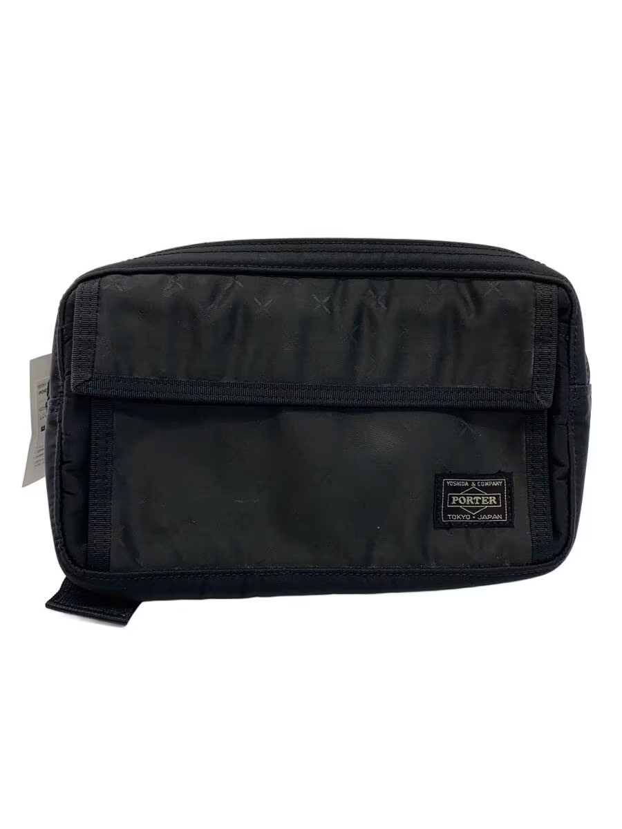 PORTER Flower Jacquard Waist Bag Nylon BLK