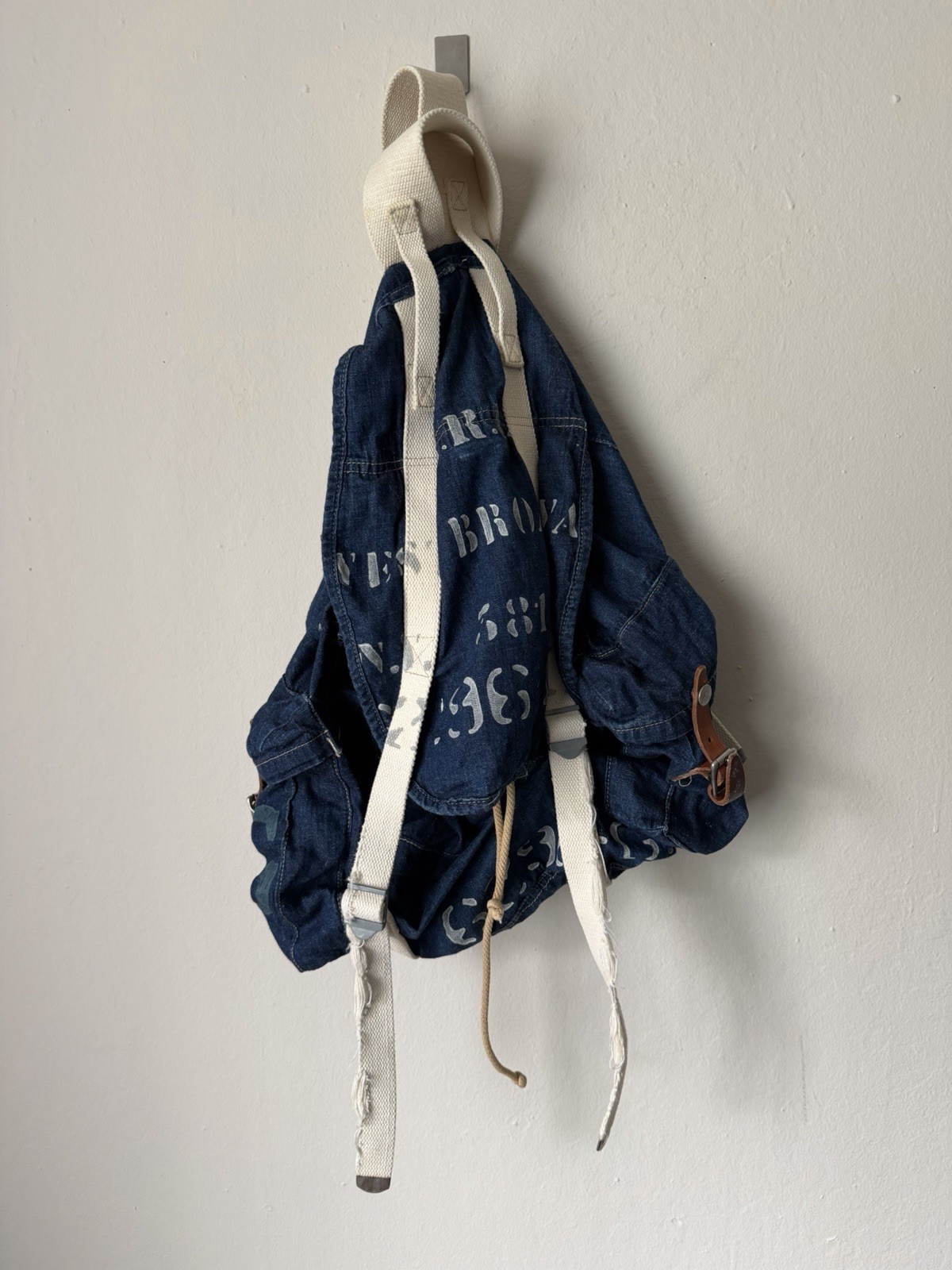 Polo Ralph Lauren RRL Stenciled Denim Backpack