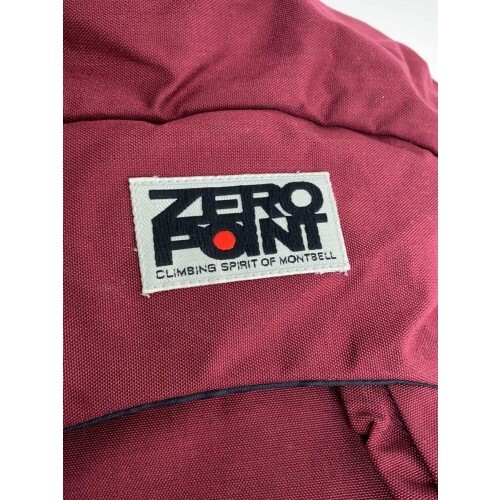 ZERO POINT mountbel Backpack Rucksack Red for Men 65×28×20cm from Japan USED