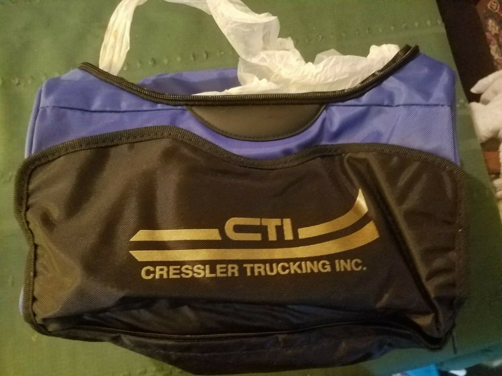 Vintage Cressler Trucking Inc. CTI Insulated Lunch Bag 11″ X 8″