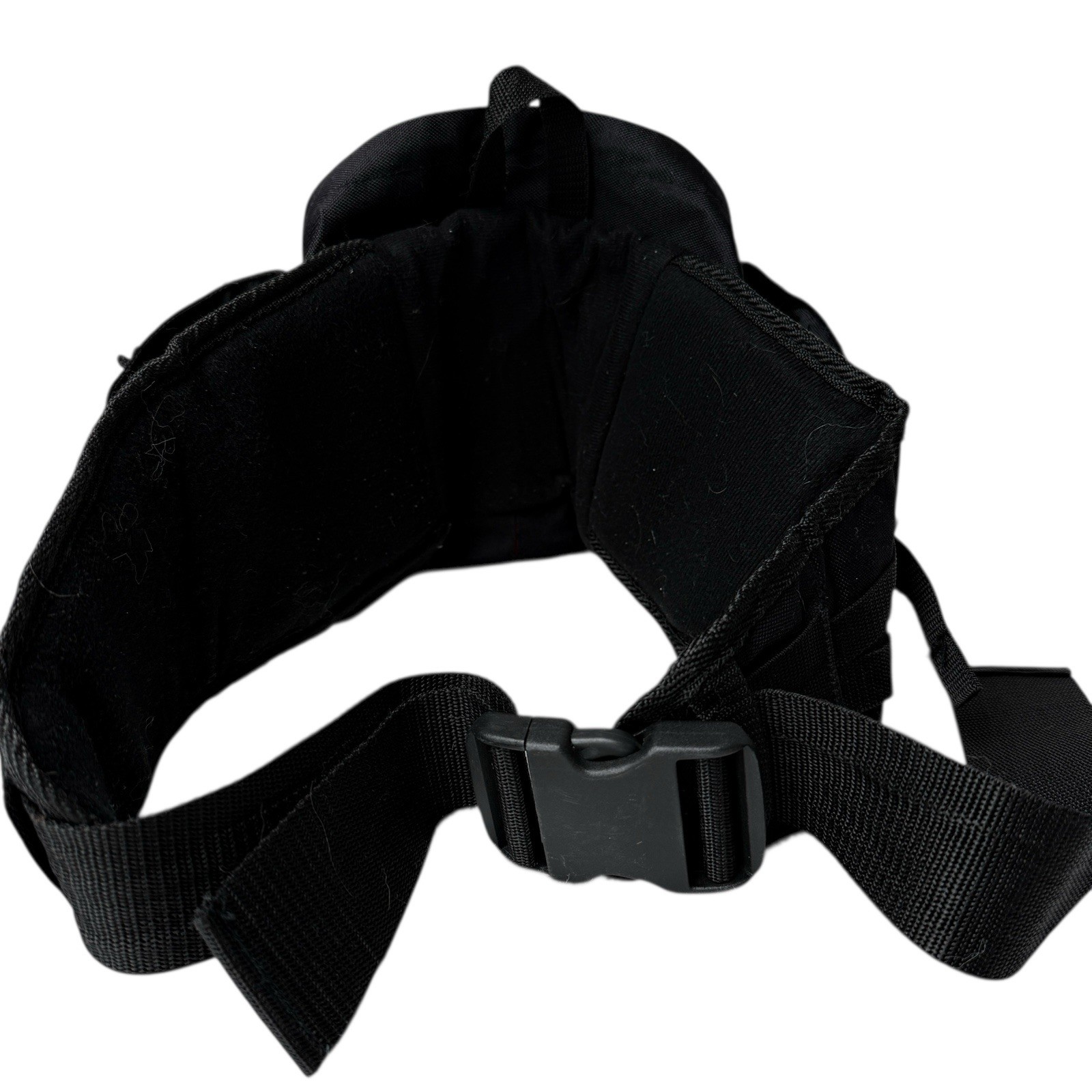 Men’s Backpack Belt Bag Large Sturdy Black Fanny Pack Outdoor Climbing Hiking