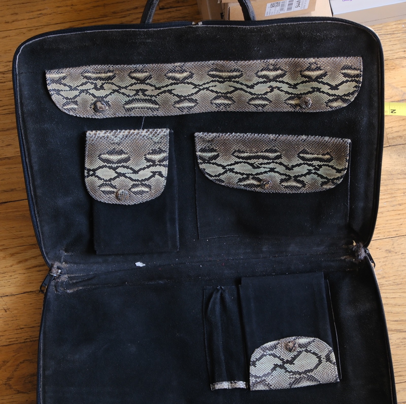 Custom Made Snake Skin Briefcase