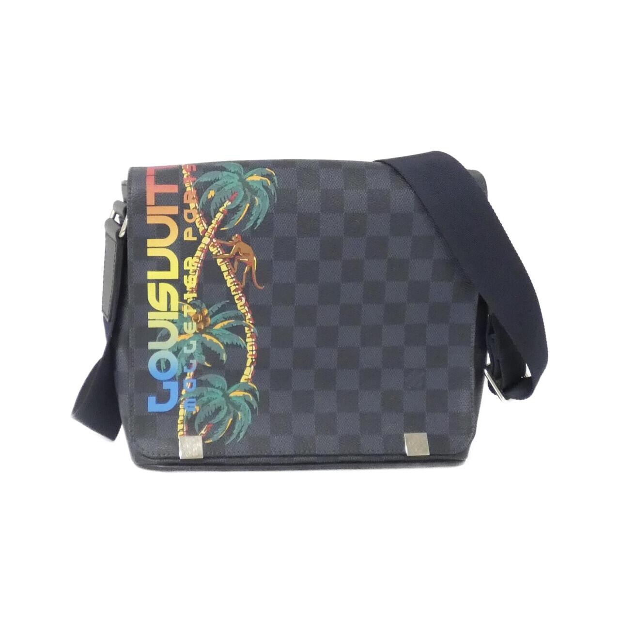 Authentic Louis Vuitton Damier Cobalt (Jungle) District 2018 Stainless Steel…