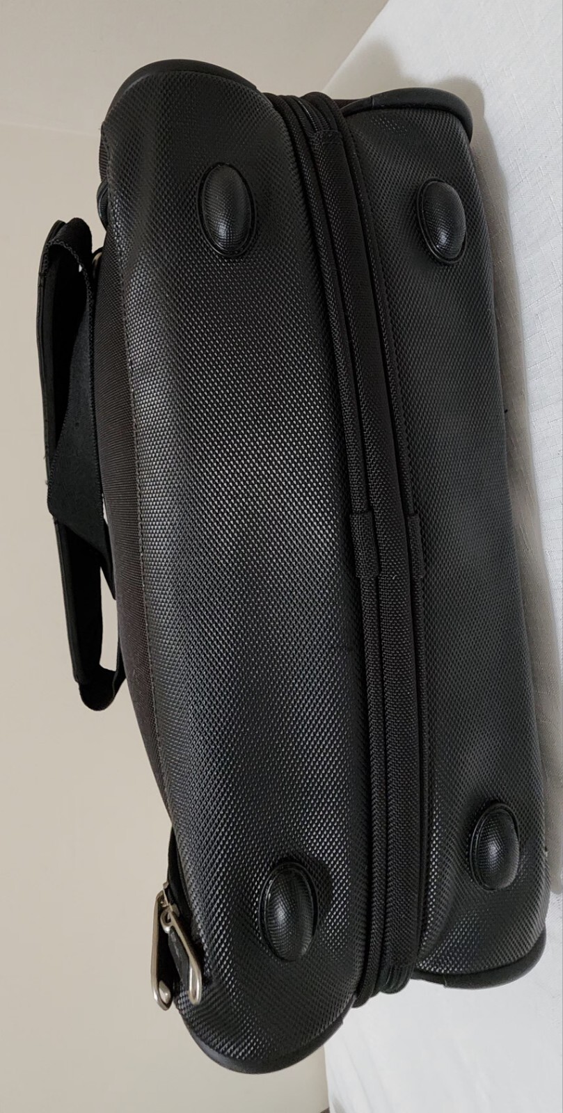 Samsonite Travel Black Laptop Briefcase MessengerBag,Fits 17” Polyethylene Vinly