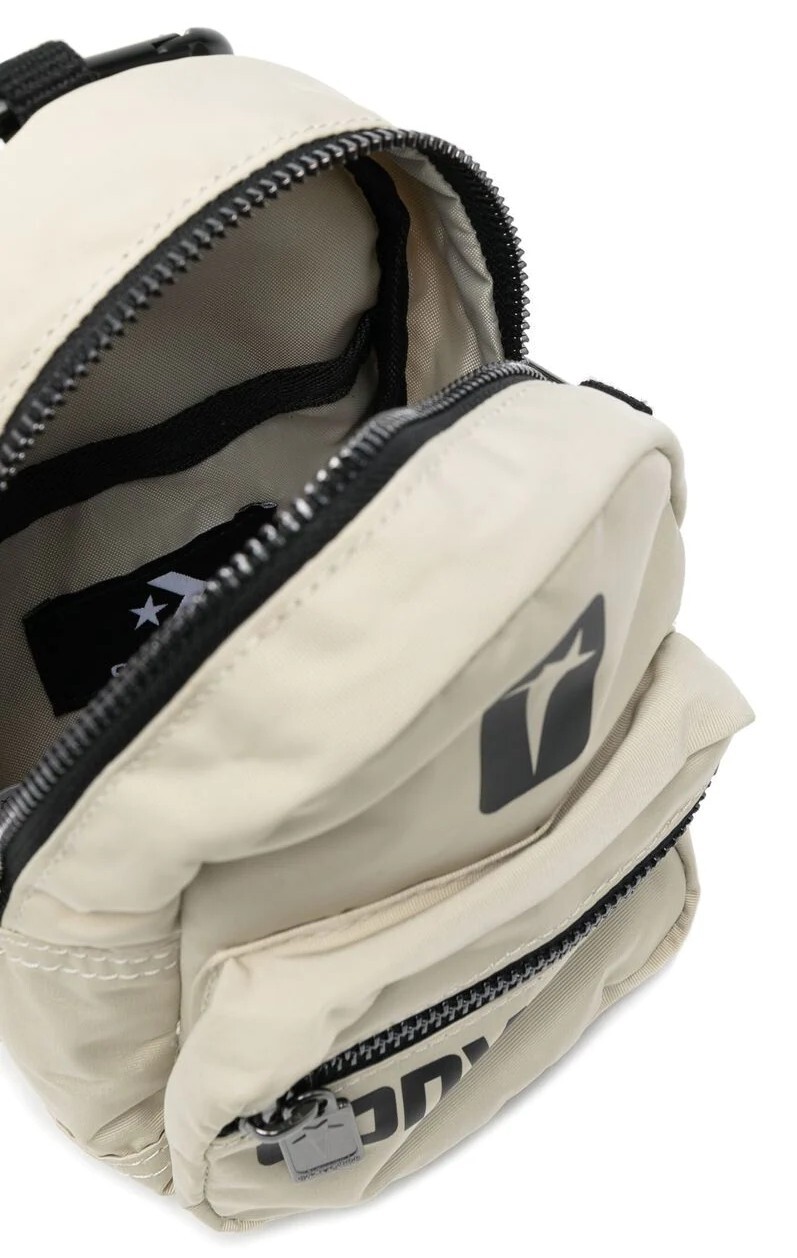 RICK OWENS DRKSHDW x Converse ‘MINI Backpack’ Shoulder & Arm Straps Gry/Blk NWT!