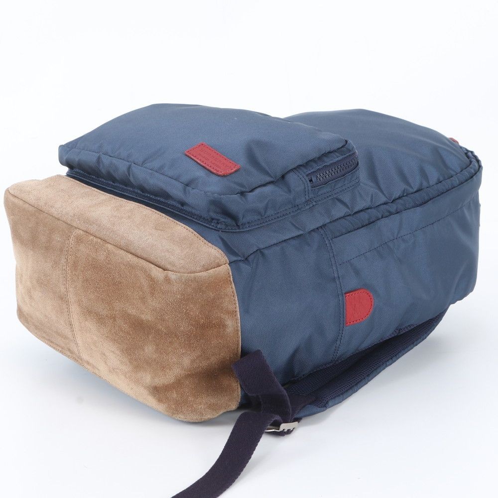 Authentic Burberry Leather Nylon Backpack Men’s 29cm x 43cm x 13cm Damaged Overv
