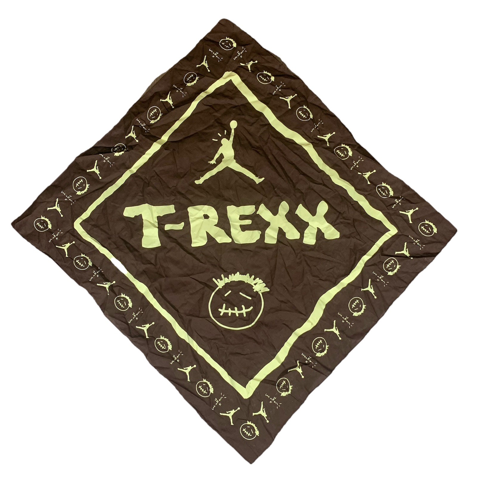 Travis Scott T-REXX Jordan Jumpman ComplexCon 2024 Bandana Brown Ivory Collab