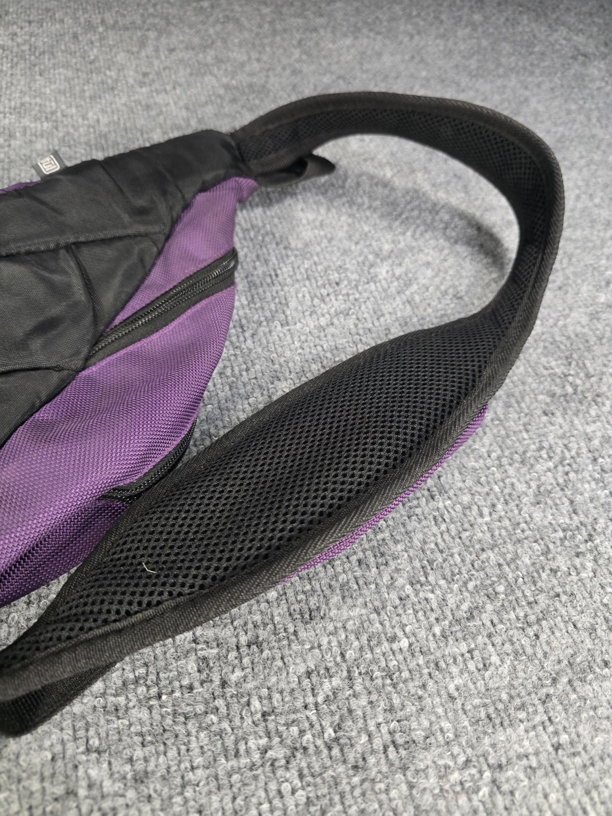 Sling Bag FUL Shoulder Backpack Adjustable Strap Purple Crossbody Hiking Camping