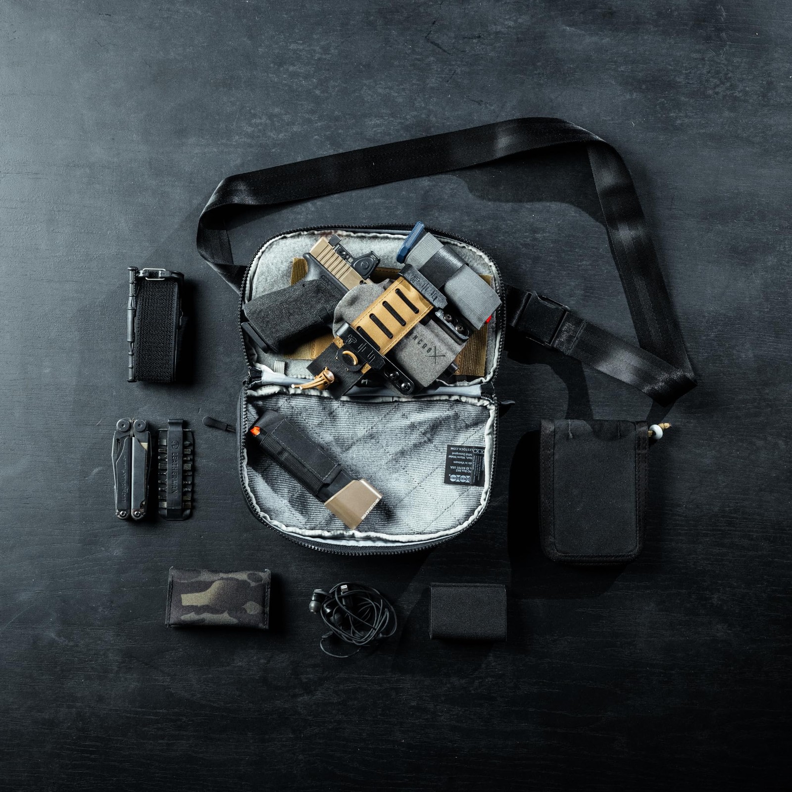 Fade Flex – Concealed Carry Waist Bag – Tactical Men’s Fanny Pack with Adjust…