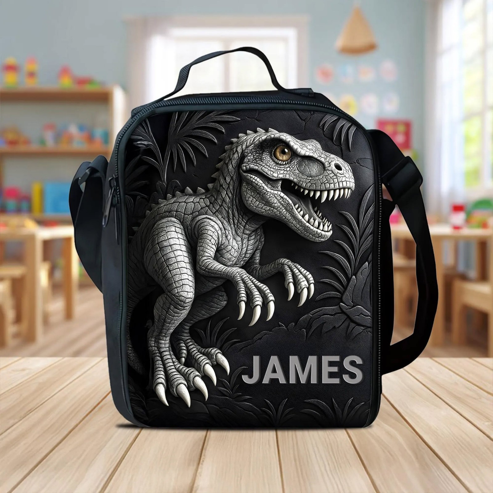 Custom Dinosaur Kid Backpack School Bookbag Boy Back To School Dinosaur Bag Kids