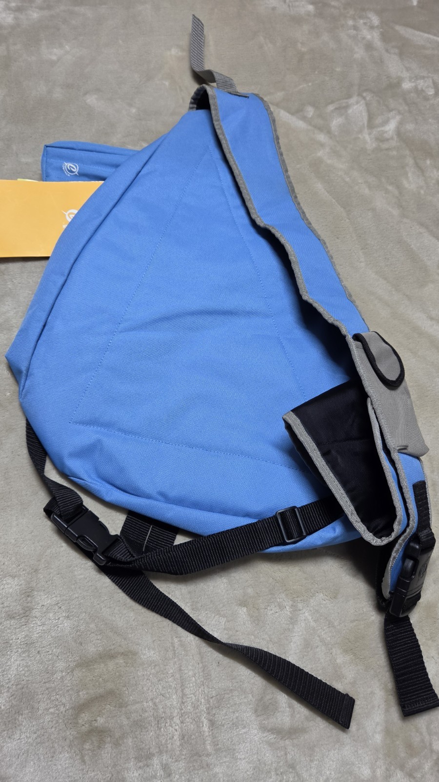 Compakteam Sling Backpack Blue Gray Crossbody Hiking Travel Bag NWT Lifetime…