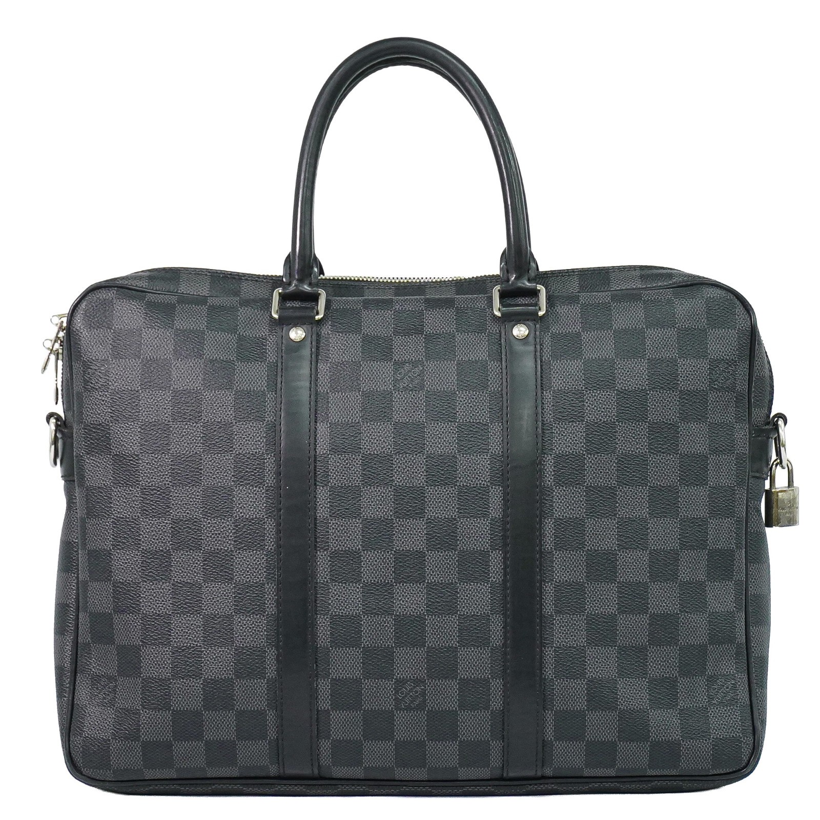 Louis Vuitton Porte Documents Voyage PM N41478 Damier Graphite Business Bag