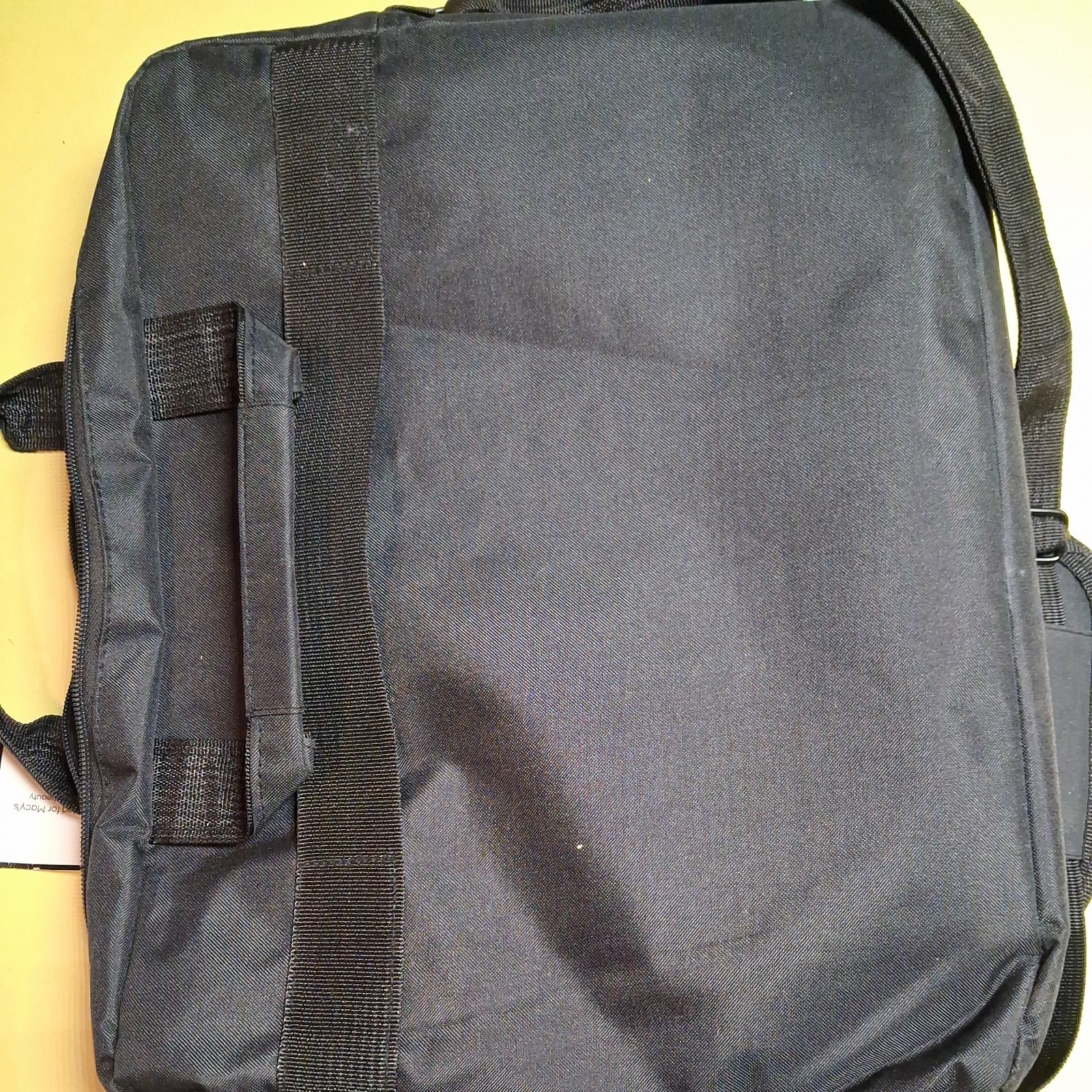 Padded Laptop Computer Shoulder Messenger Bag Black 16″ X 12″ X 3″ New