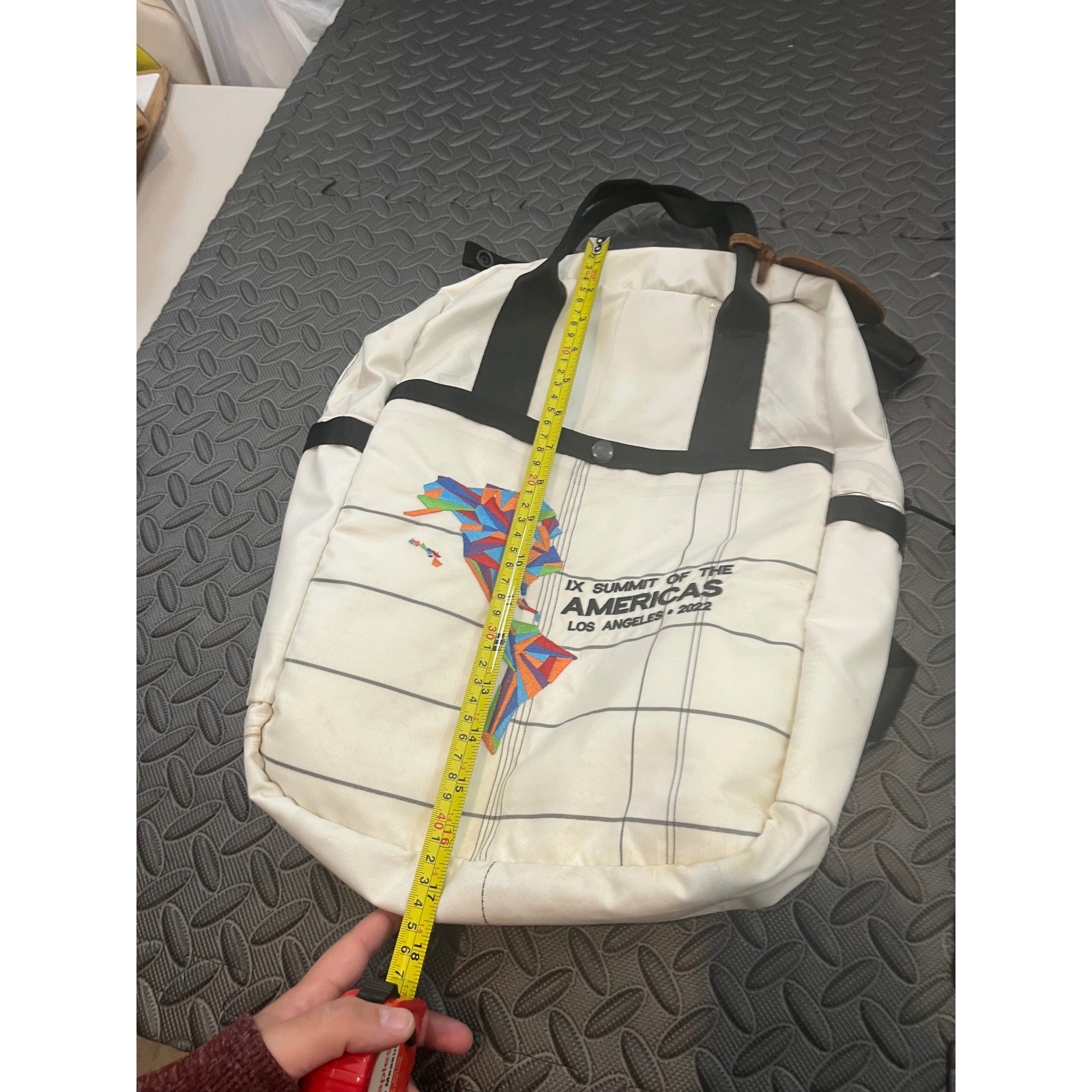 Rewilder Backpack Limited Edition IX Summit of the Americas 2022 LA Upcycled Bag