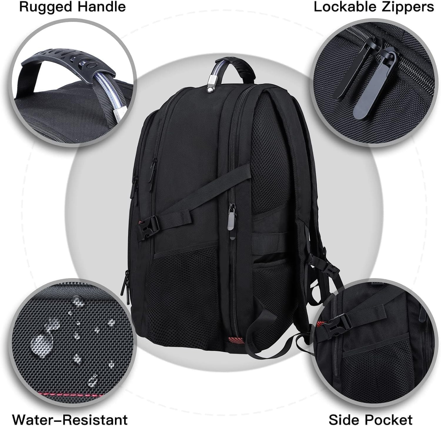 Extra Large Backpack, 18.4 Inch Travel Laptop Backpacks for Men Women, 55L anti