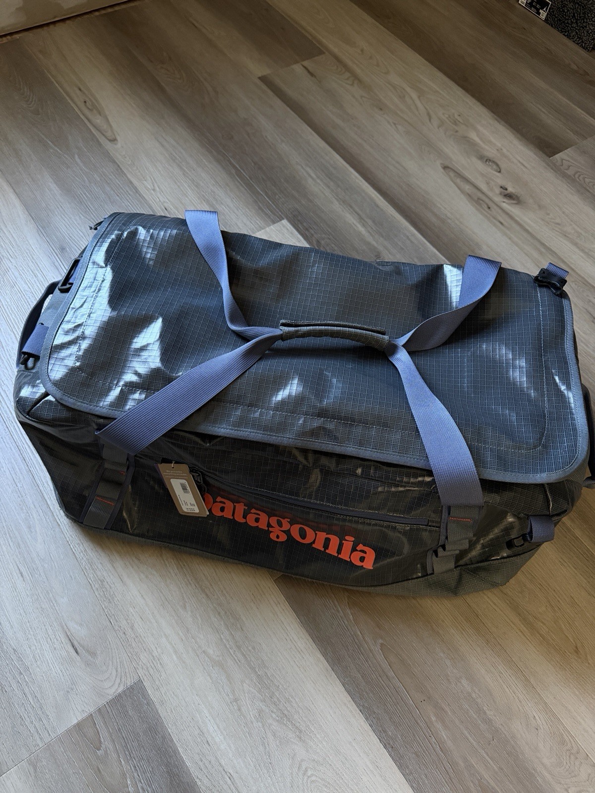 (SP21) Patagonia Black Hole 55L Duffel Bag PLUME GREY Flawless Strapless