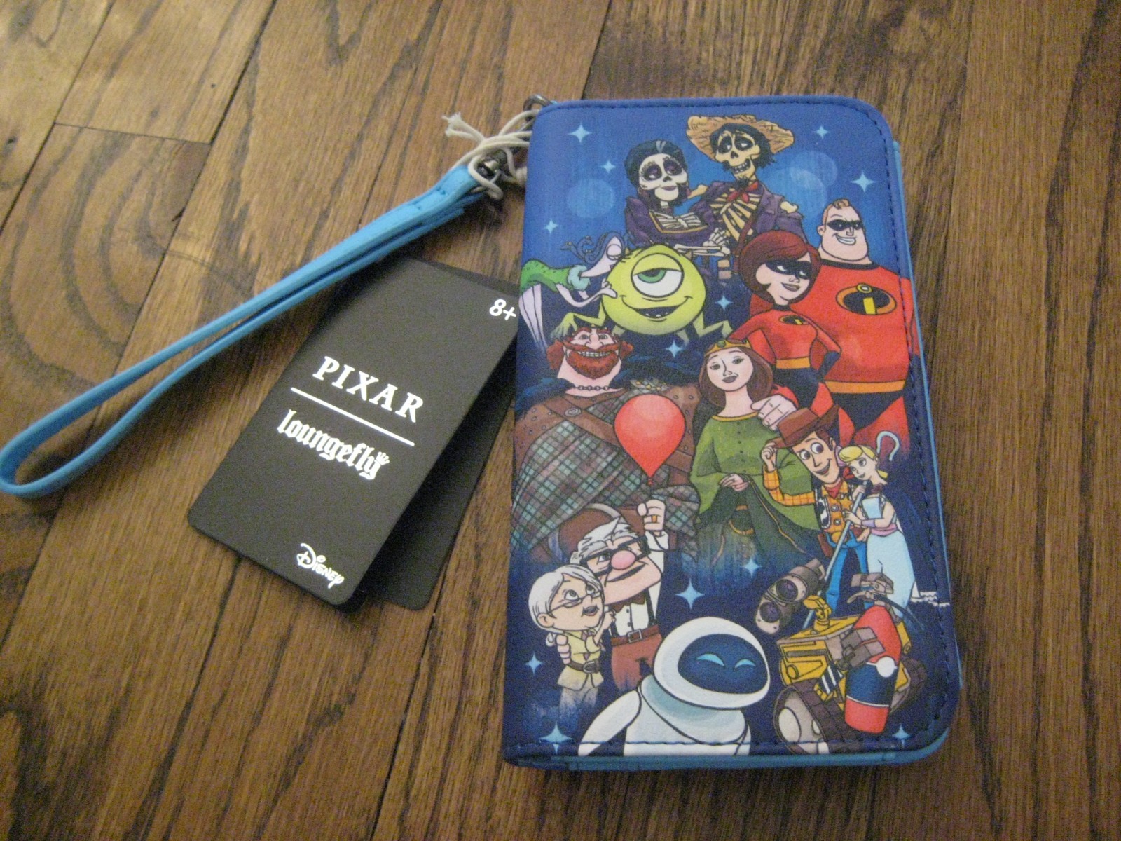 Loungefly Disney Pixar Couples Tech Wallet! Wall E Toy Story UP Incredibles Coco