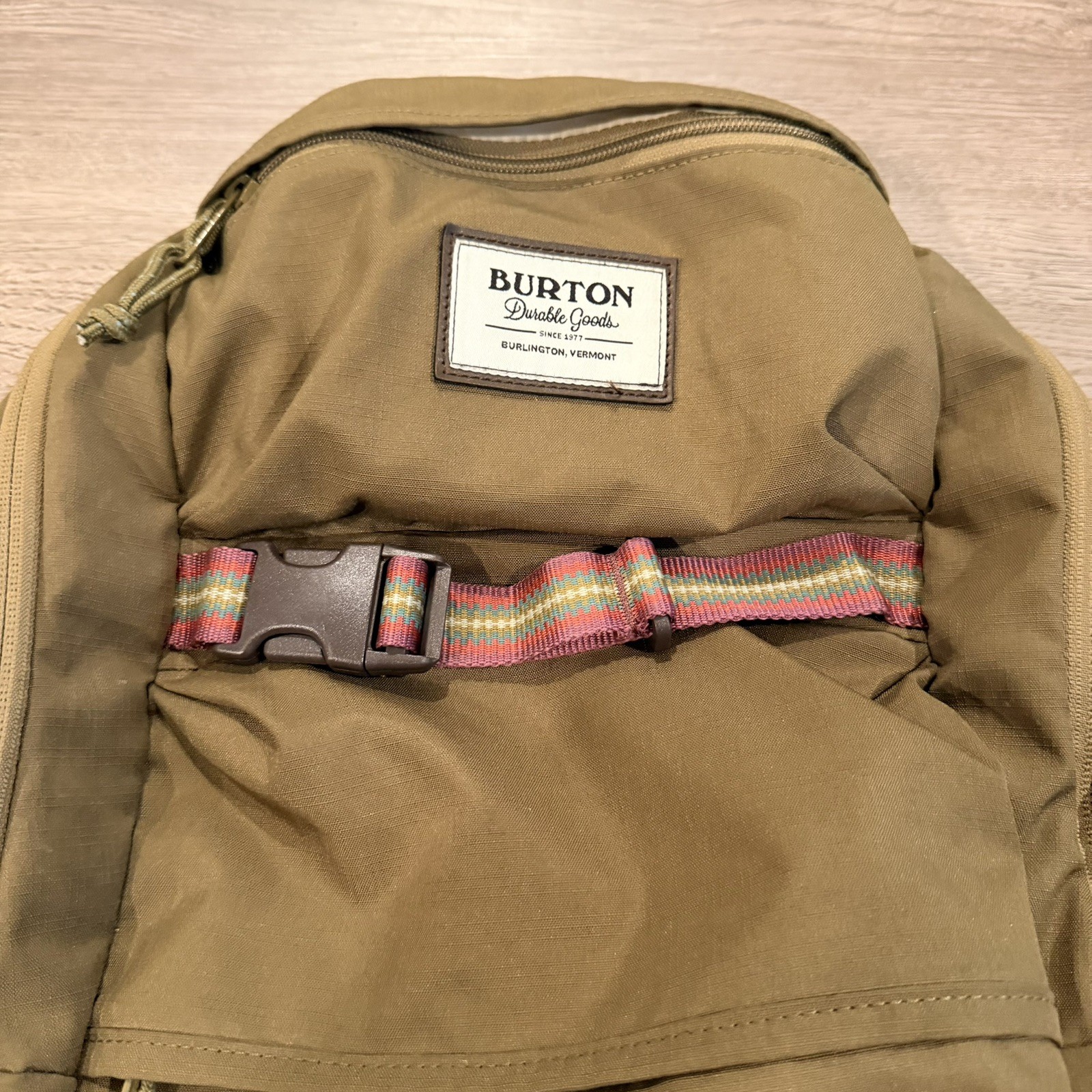 Burton Kilo Backpack 27L Tan Orange Blue 2014 Heritage 136491