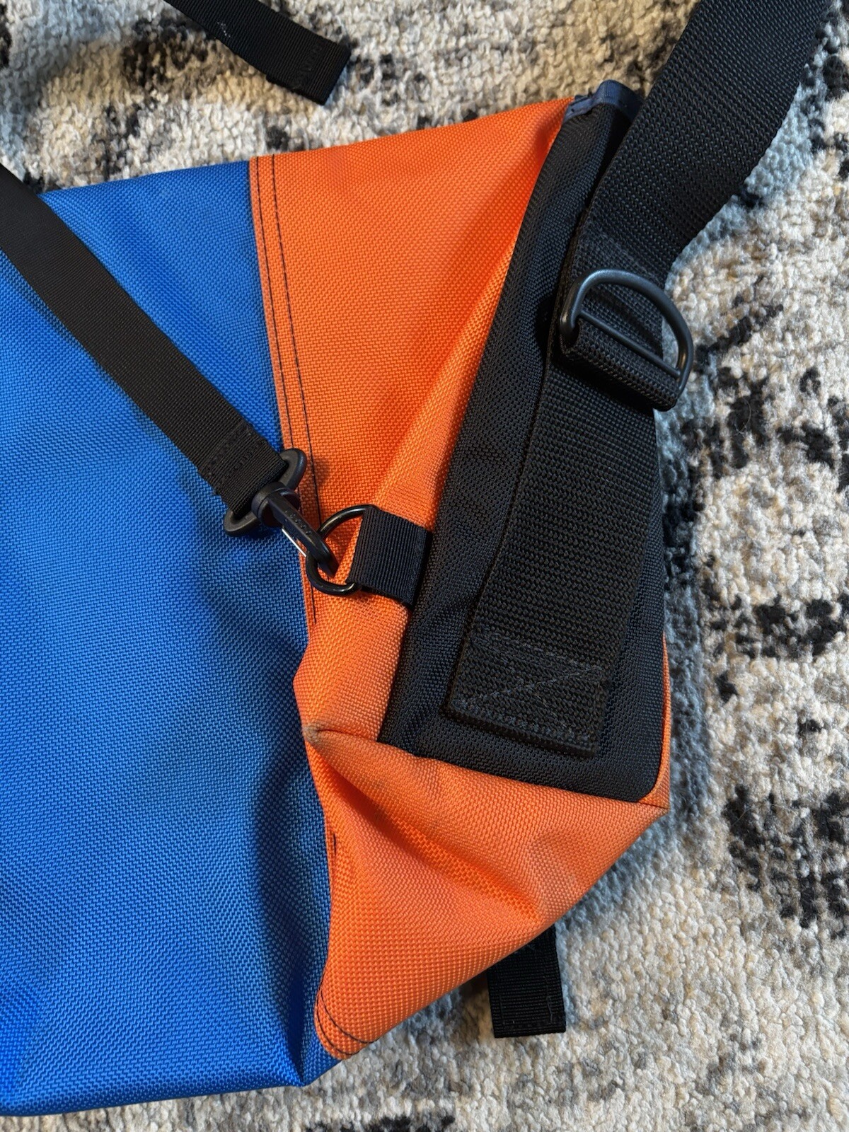 Timbuk2 Custom Multicolor Messenger Bag Hand Made in San Fran Ballistic Nylon