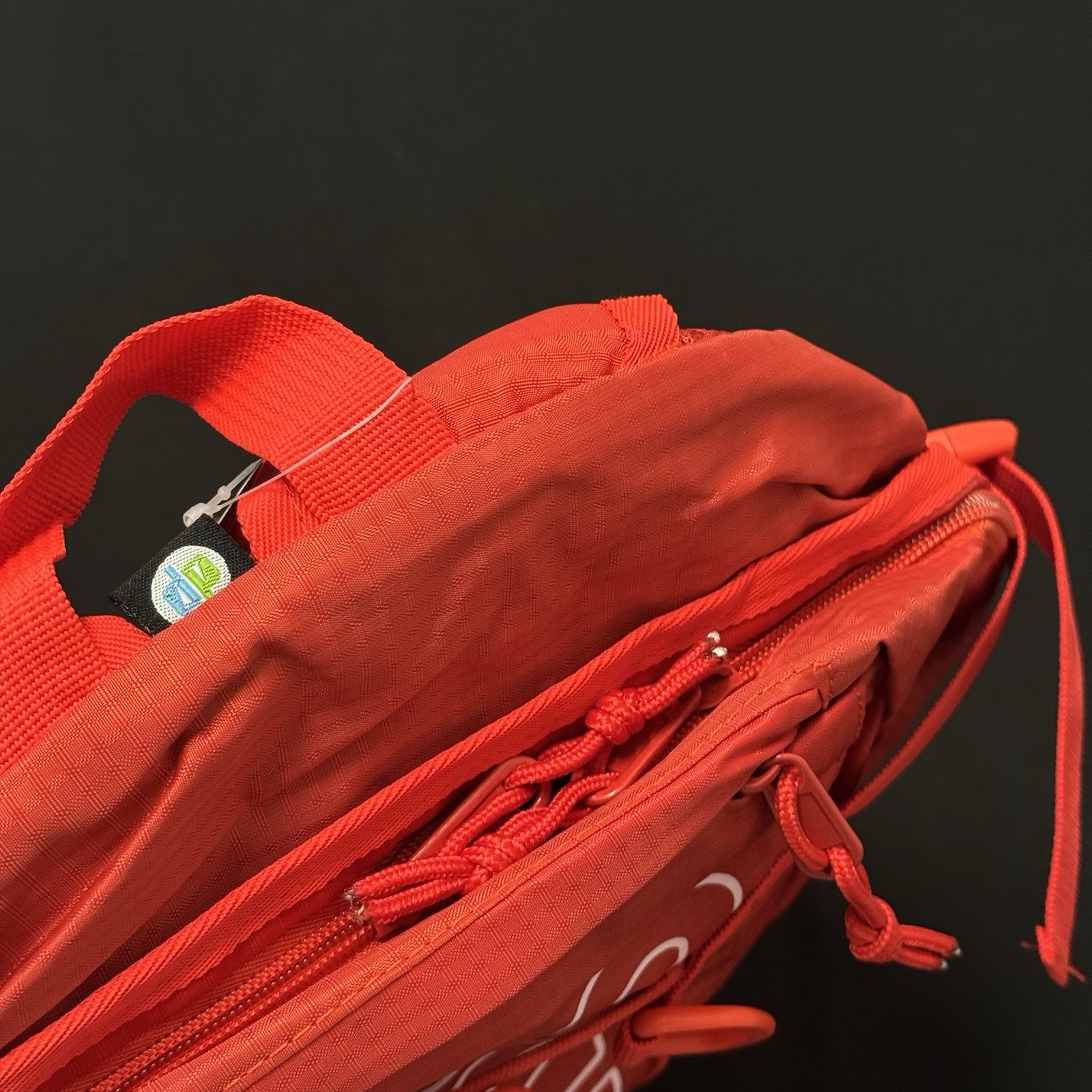 Supreme Backpack Red FW18 Adjustable Breathable Mesh Condura Clip Zip Backpack