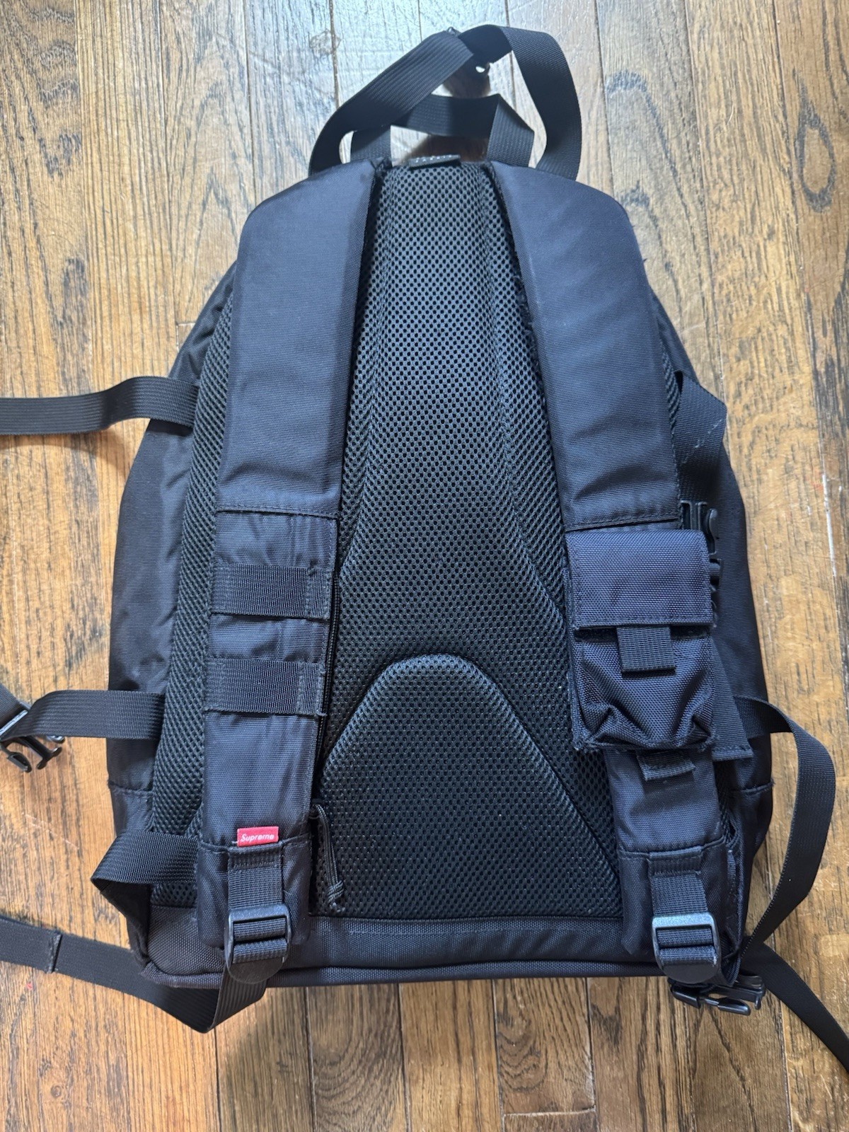 Supreme Backpack Black Book bag Men’s Black Box Logo