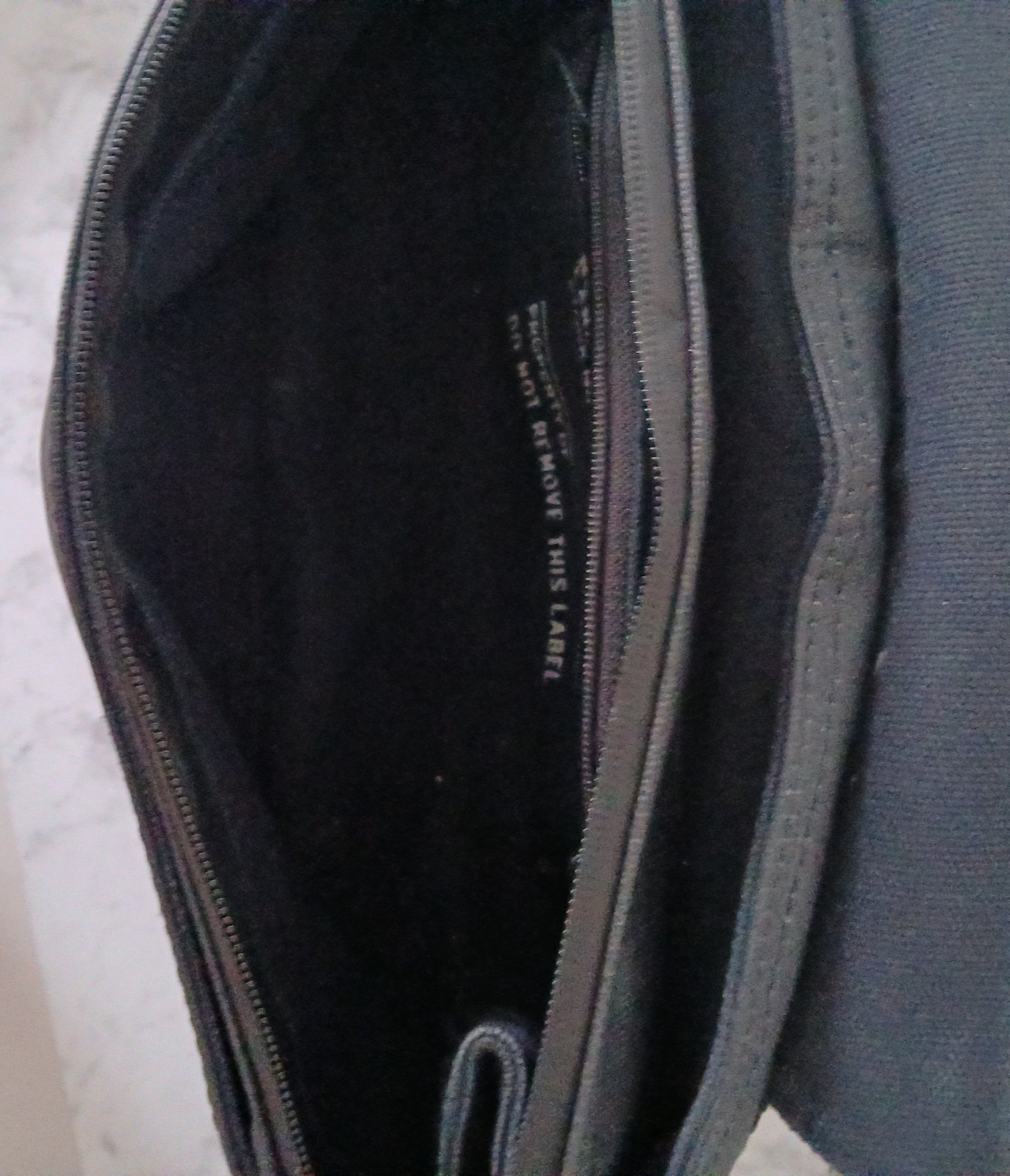 Langly Rucksack Decoy Camera Bag Backpack Gray Waxed Canvas – 1 buckle missing