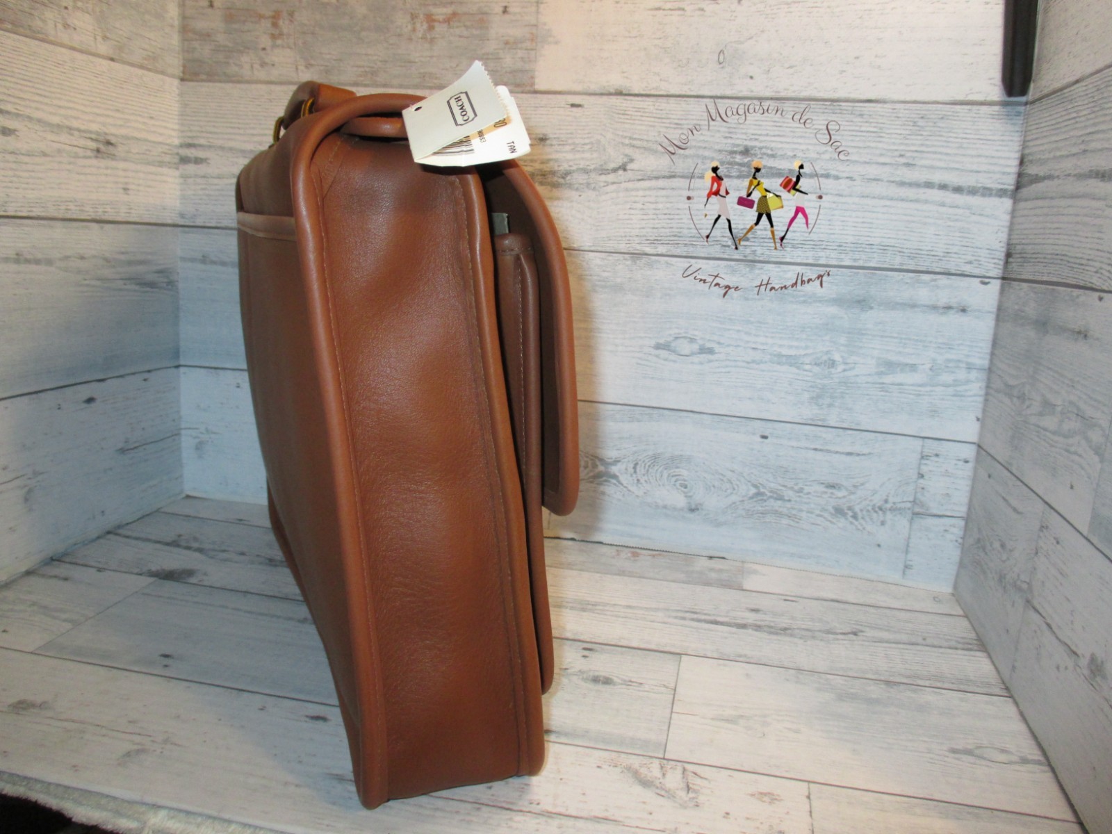 COACH Vintage British Tan Metropolitan Messenger Bag New w/Tags In-Box, Mint