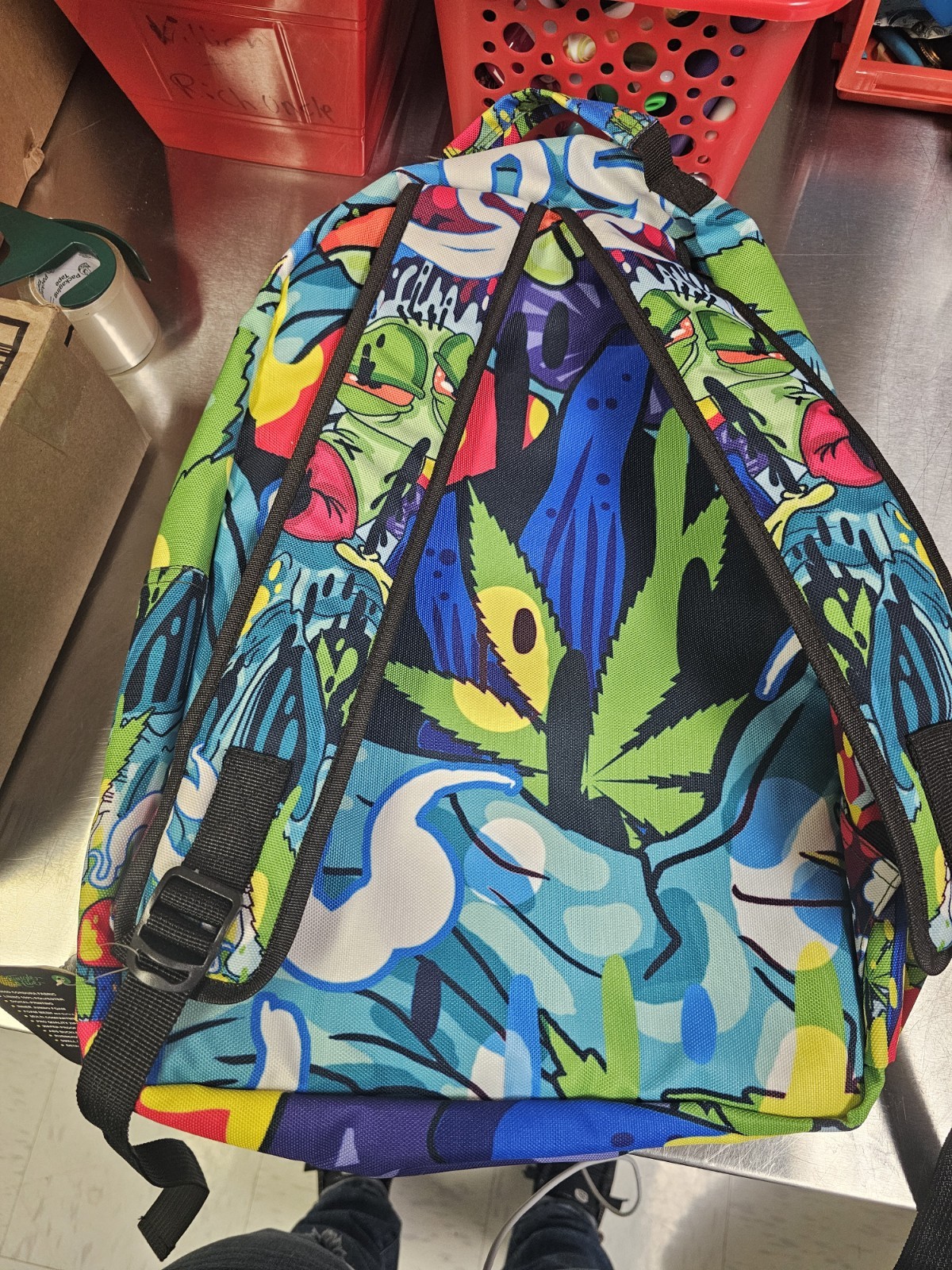 NEW JUNGLE HIVE Smell Proof Backpack – Stoner Art Design