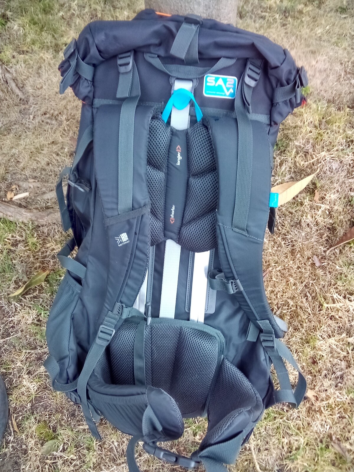 KARRIMOR backpack navy plain cougar70+10 backpack climbing Large.