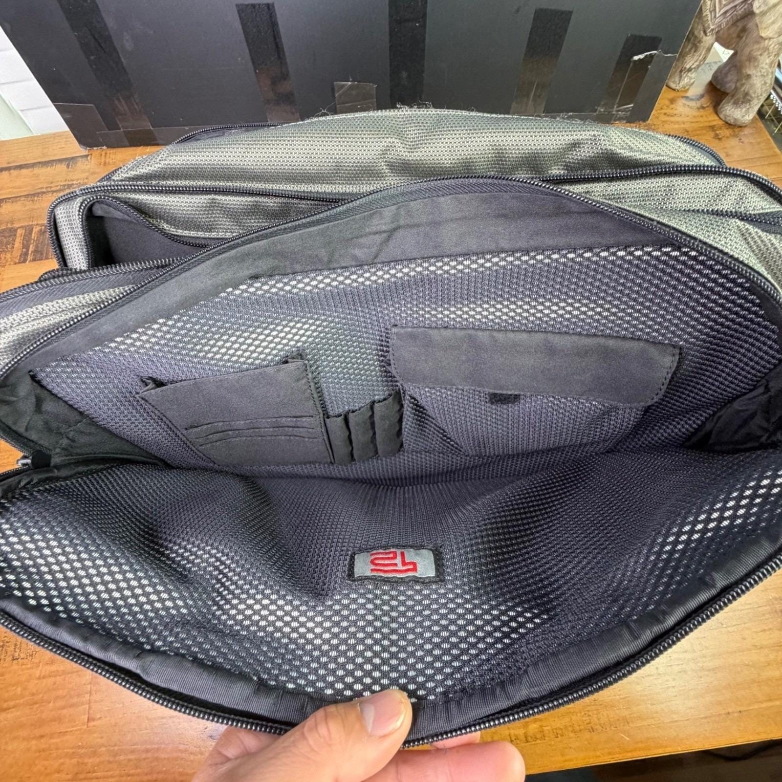 Tumi T2 Ballistic Nylon Messenger Laptop Briefcase Bag