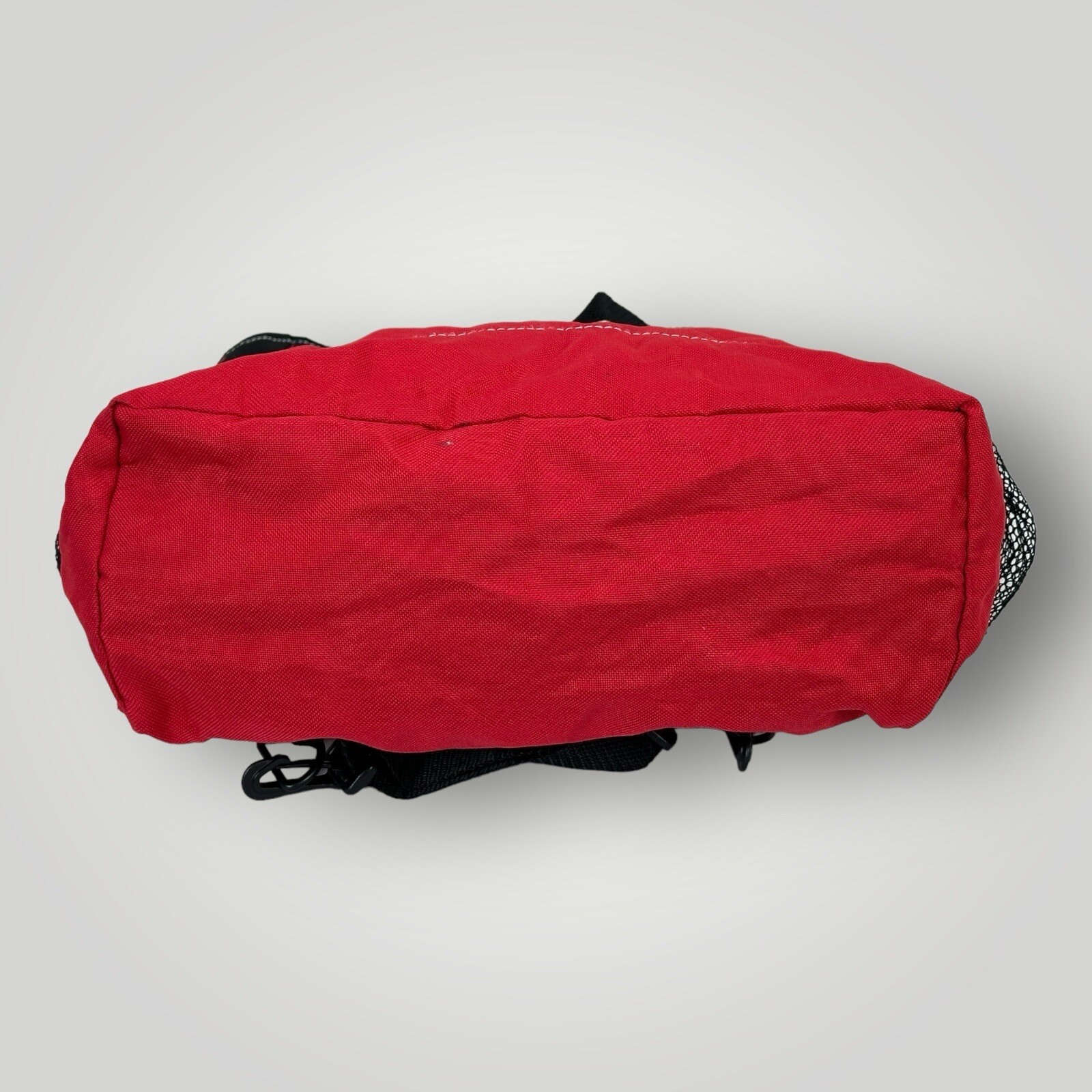 Vintage Six Flags Backpack Bag Red & Black Size 17″ x 14″