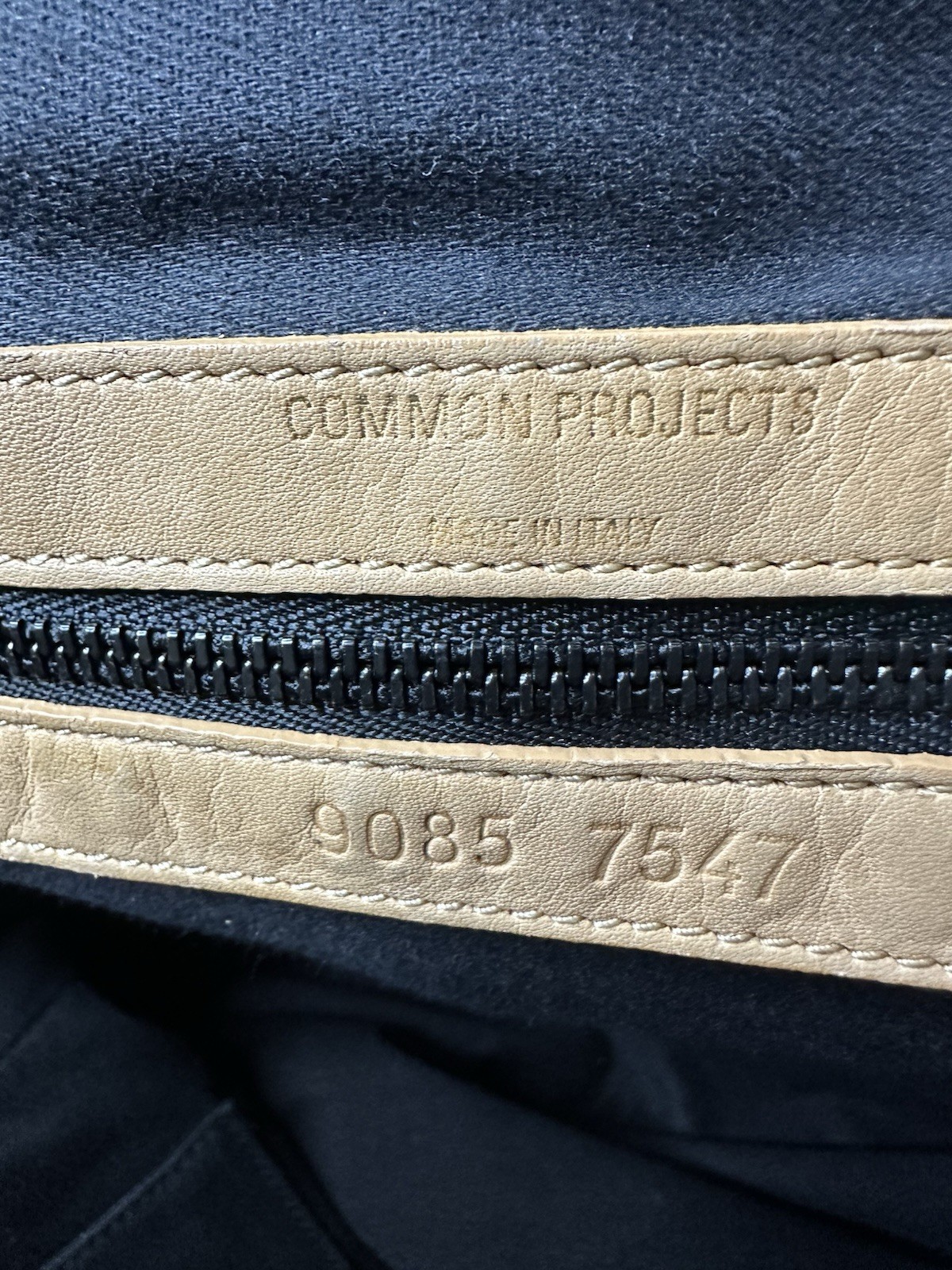 Common Projects Brand Black Leather Backpack Bag – RARE