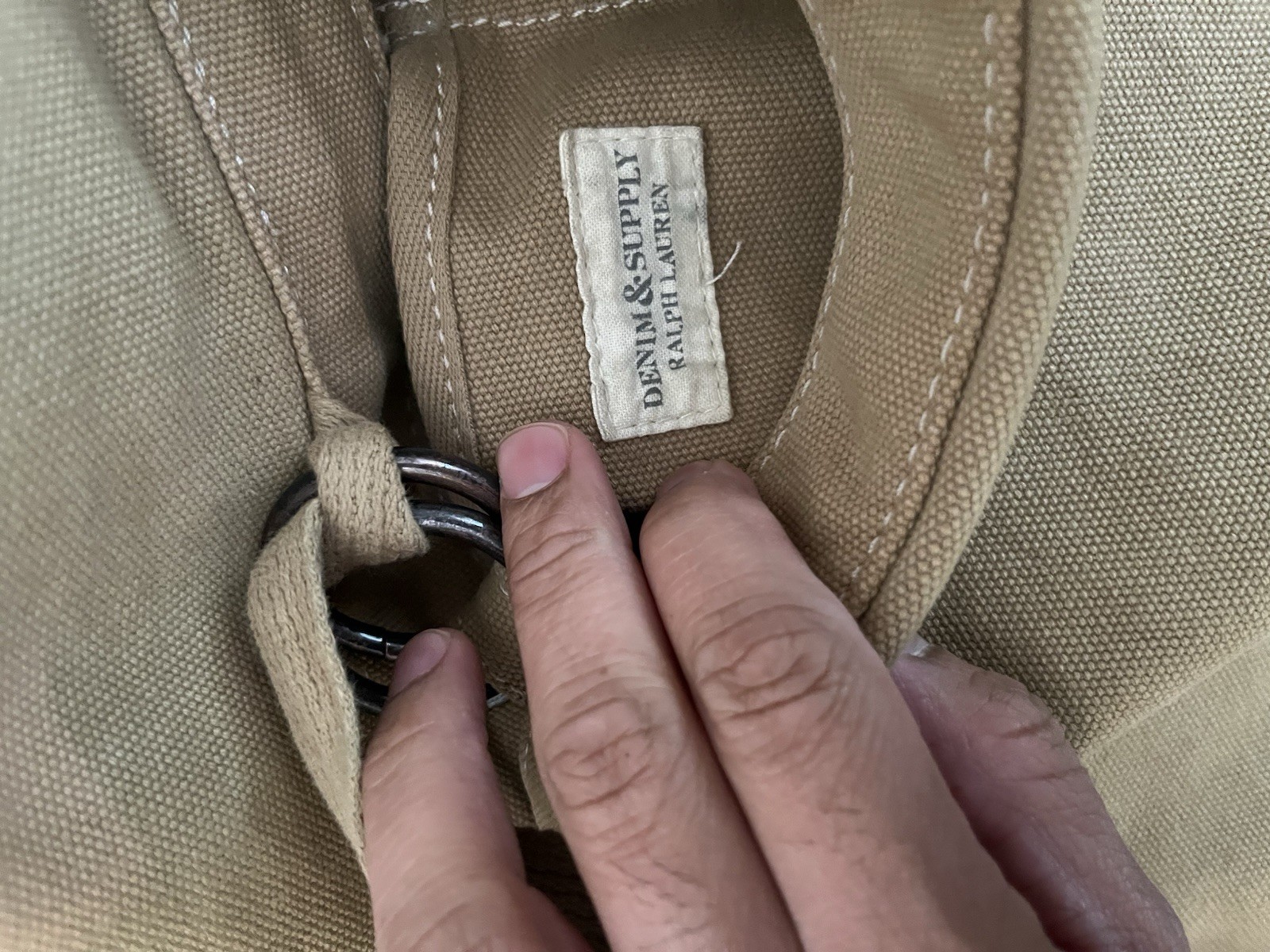 **Rare** **Authentic** Ralph Lauren Denim & Supply (TAN/KHAKI) Messenger Bag
